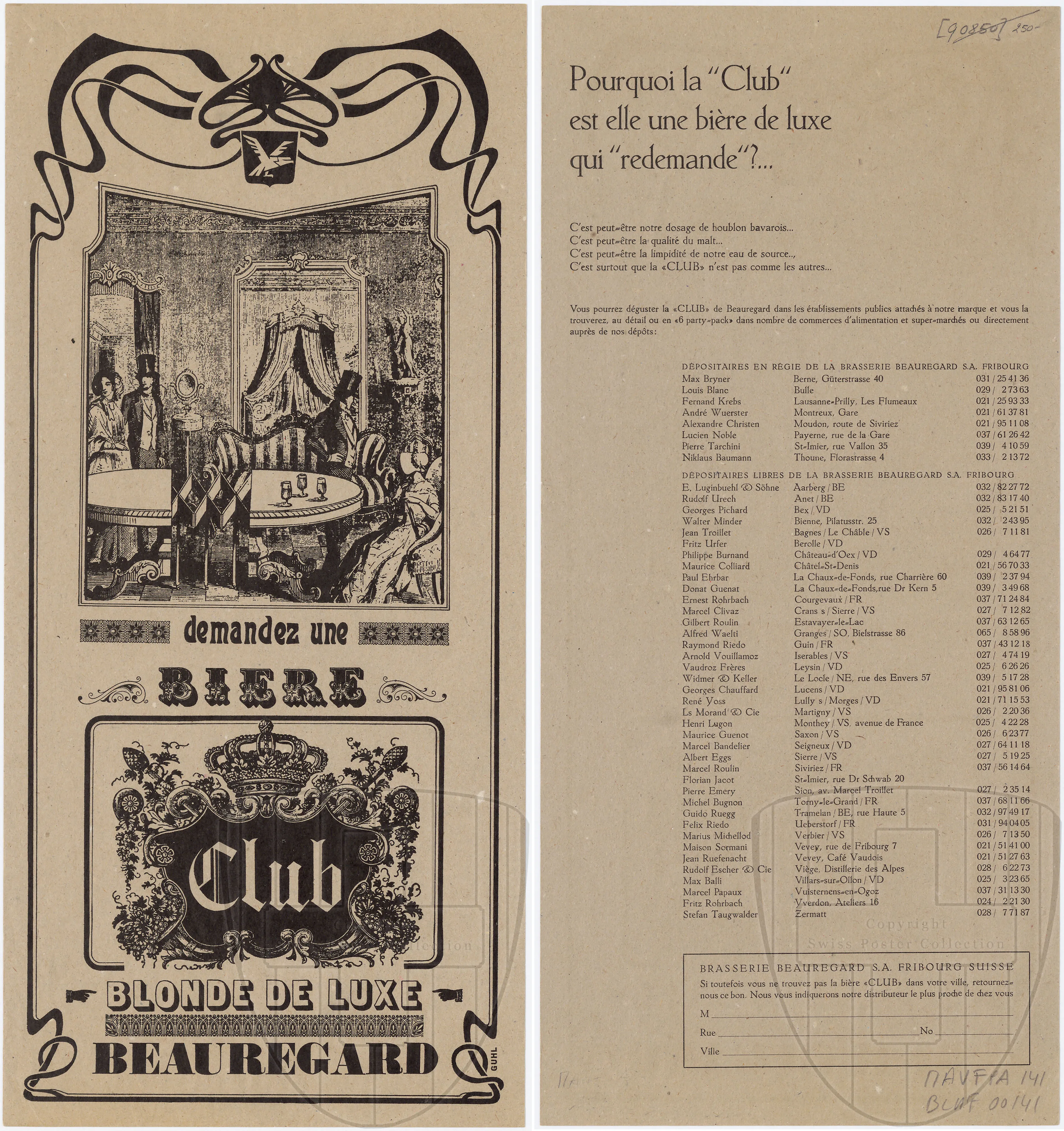 Demandez une bière Club, Blonde de luxe