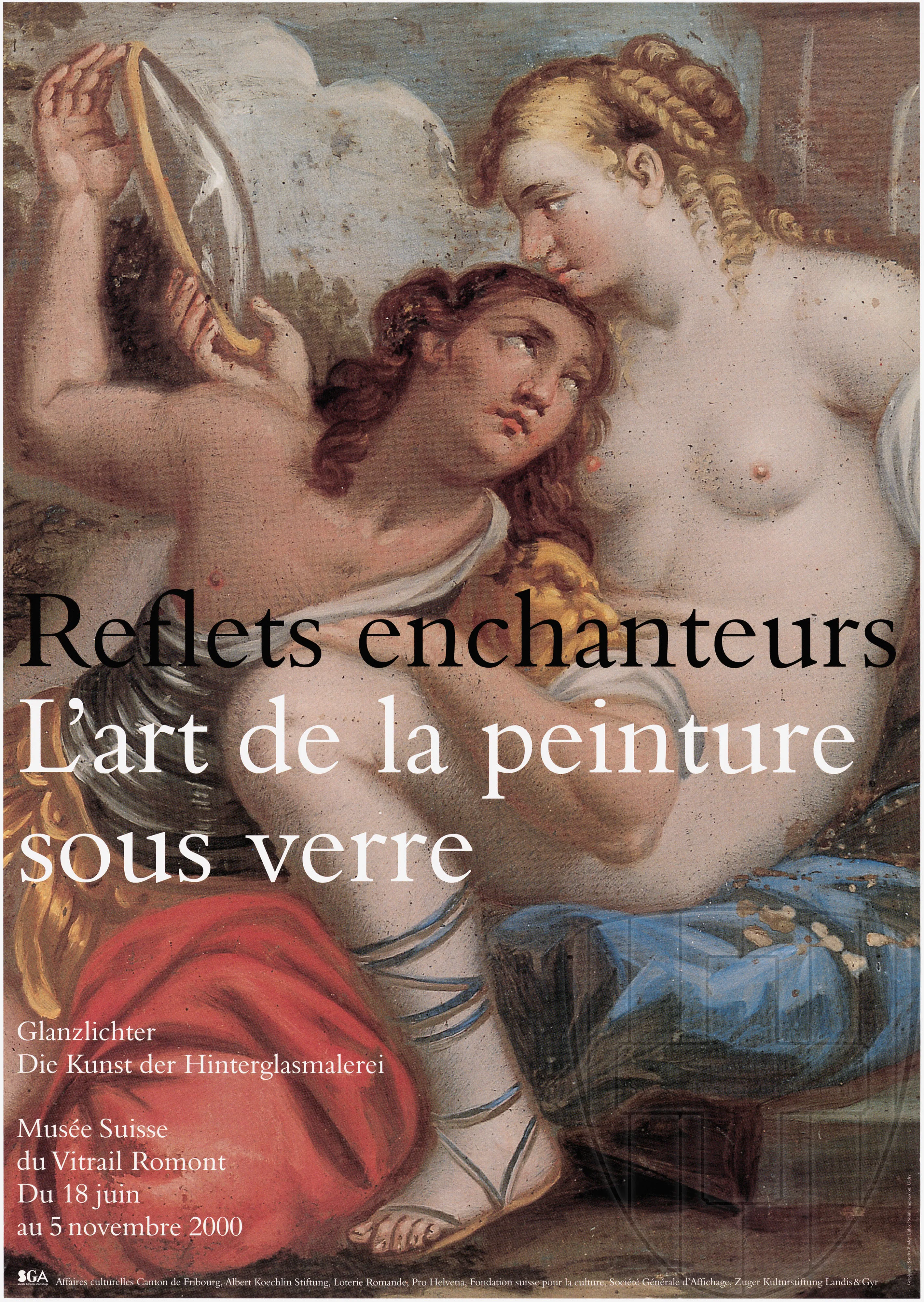 Reflets enchanteurs. L’art de la peinture sous verre
