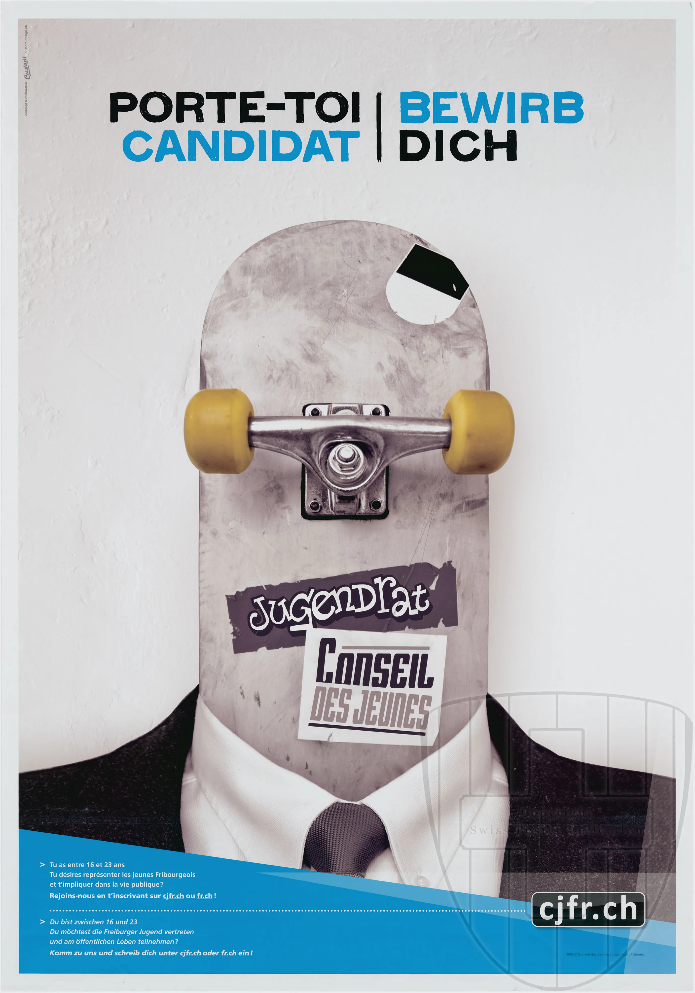 Porte-toi candidat. Bewirb dich