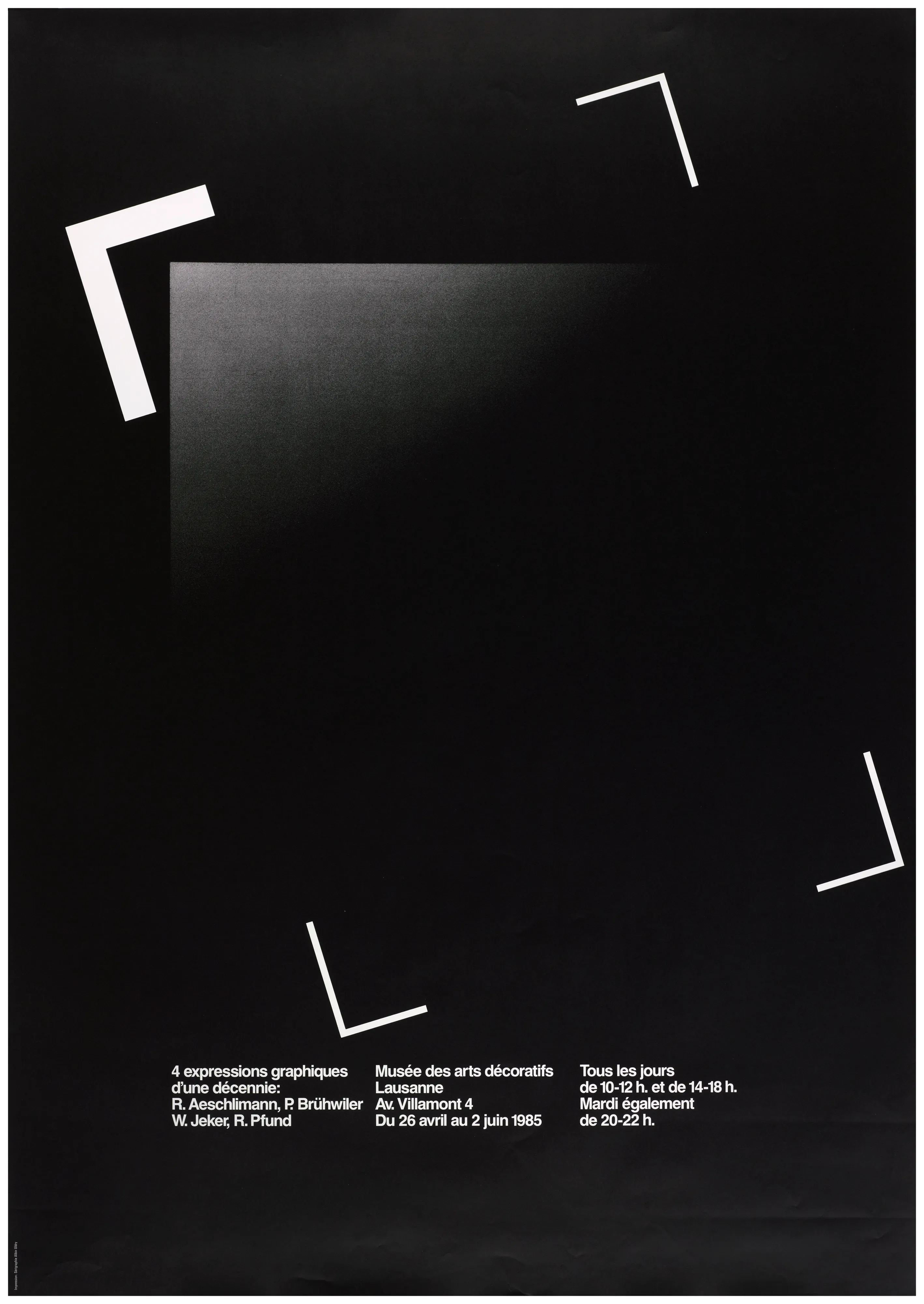 Quatre expressions graphiques d’une décennie