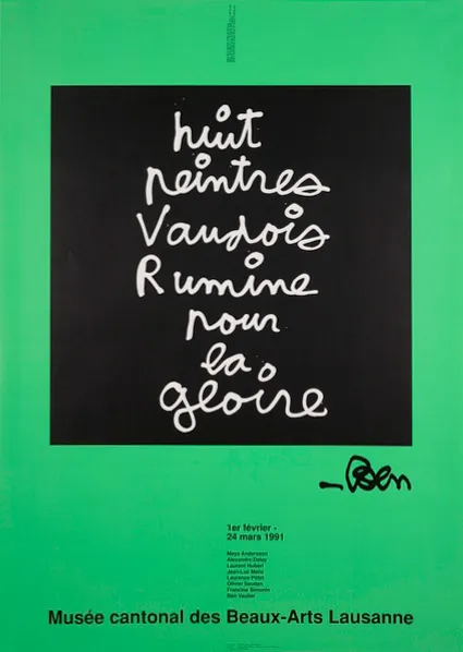 Huit peintres vaudois. Rumine pour la gloire