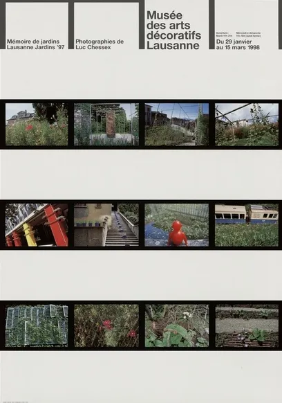 Mémoire de jardins Lausanne Jardin ’97