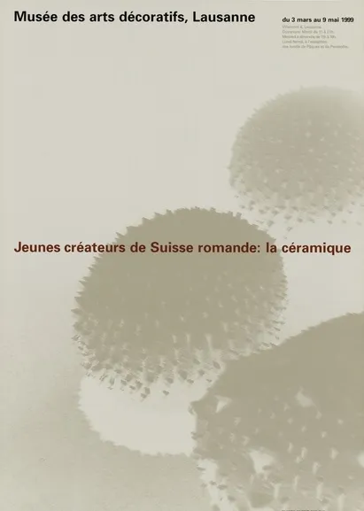 Jeunes créateurs de Suisse romande: la céramique