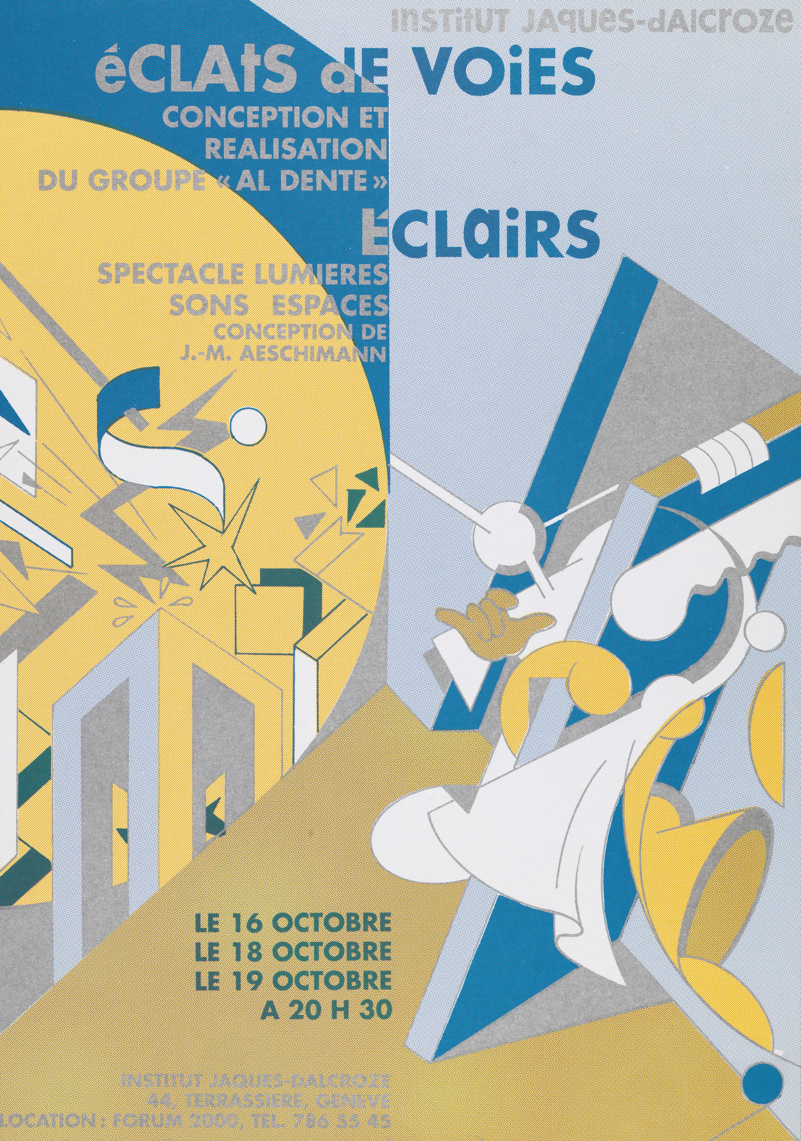 Institut Jaques-Dalcroze éclats de voies éclairs