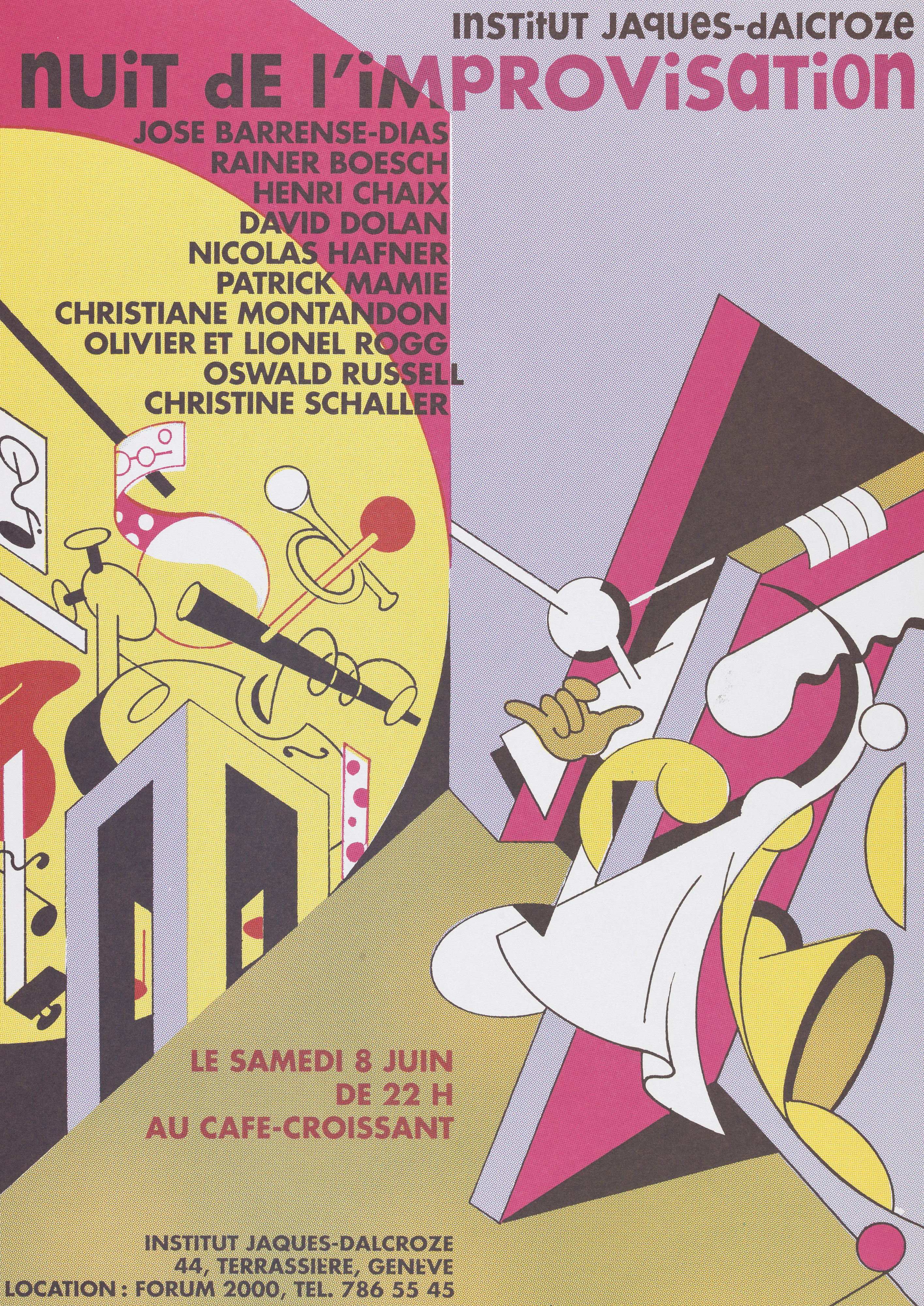 Institut Jaques-Dalcroze nuit de l’improvisation le samedi 8 juin