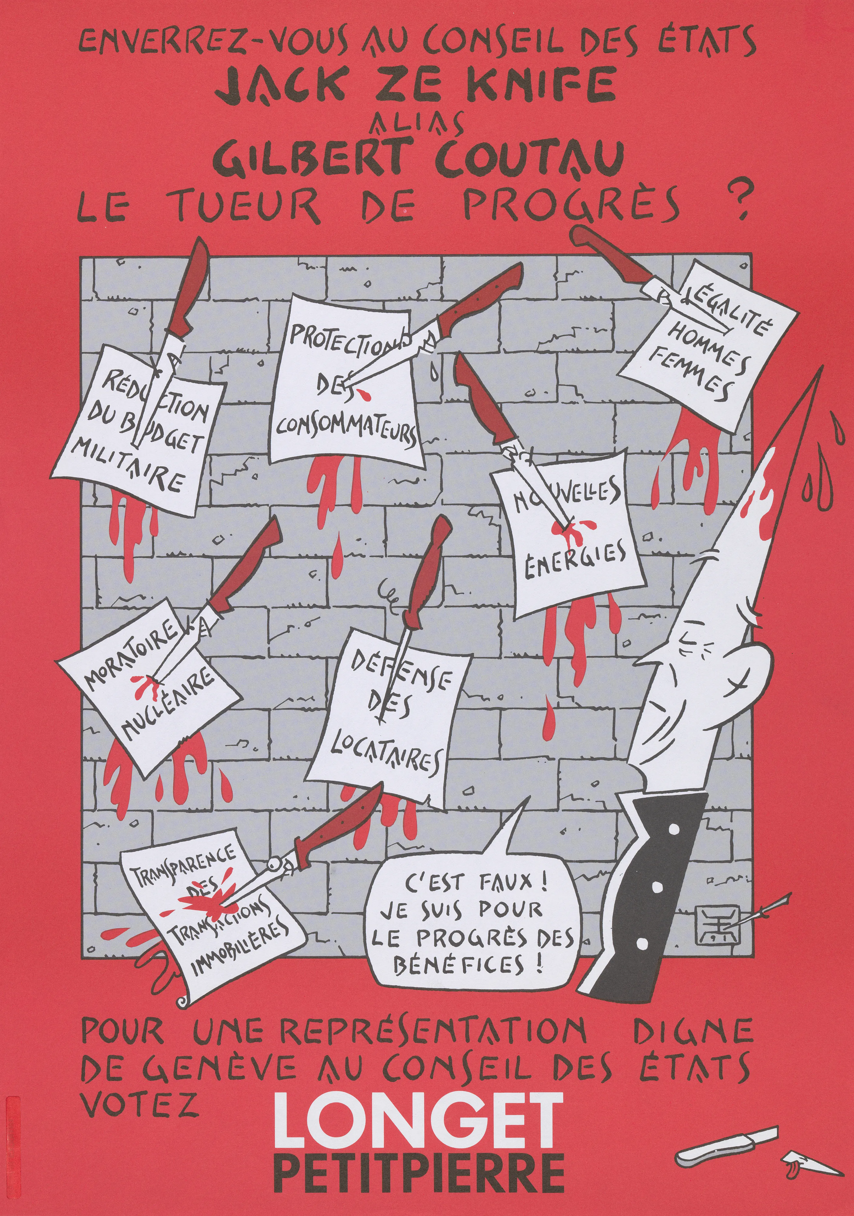 Enverrez-vous au conseil des états Gilbert Coutau