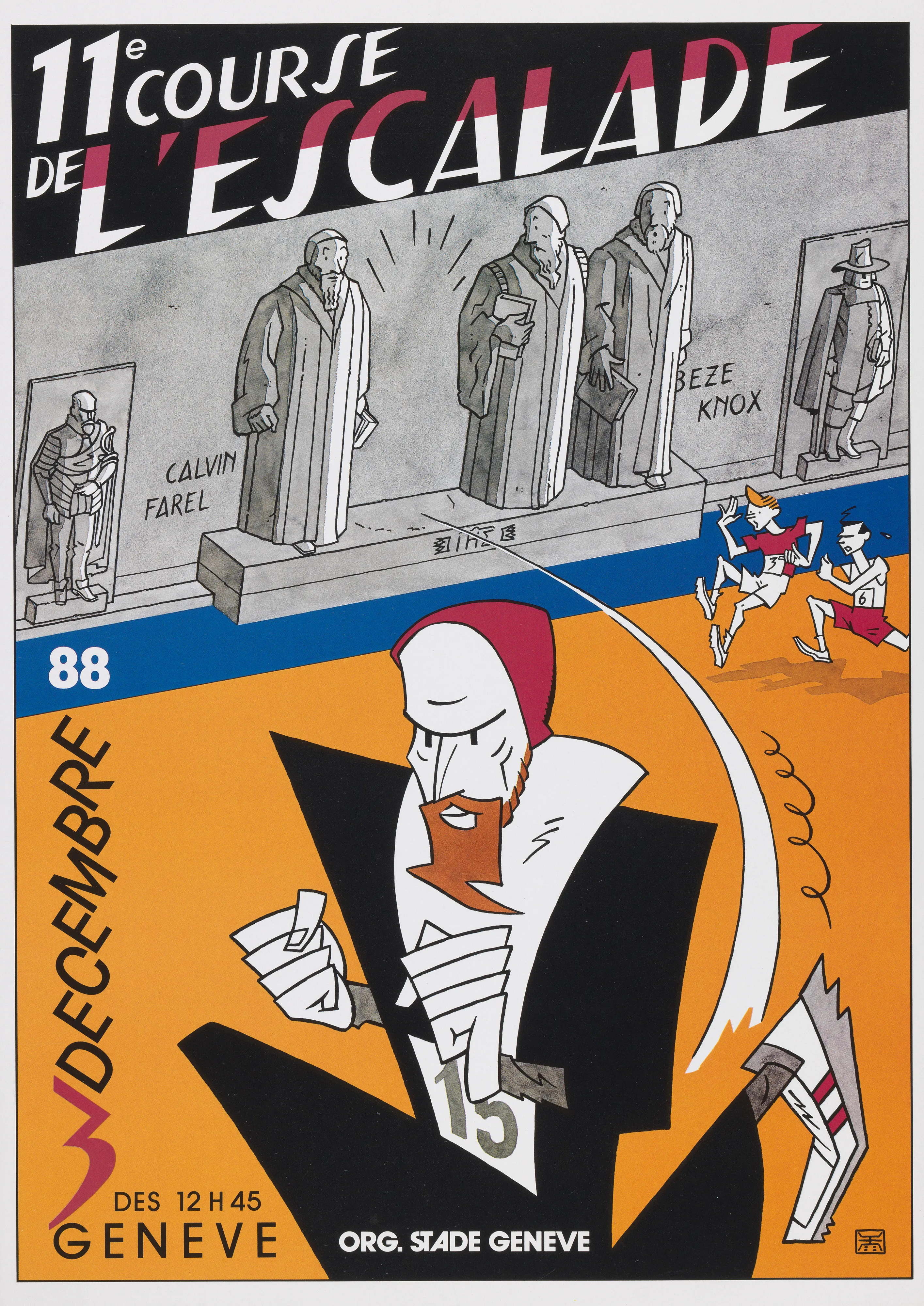 11e course de l’Escalade 3 décembre 1988