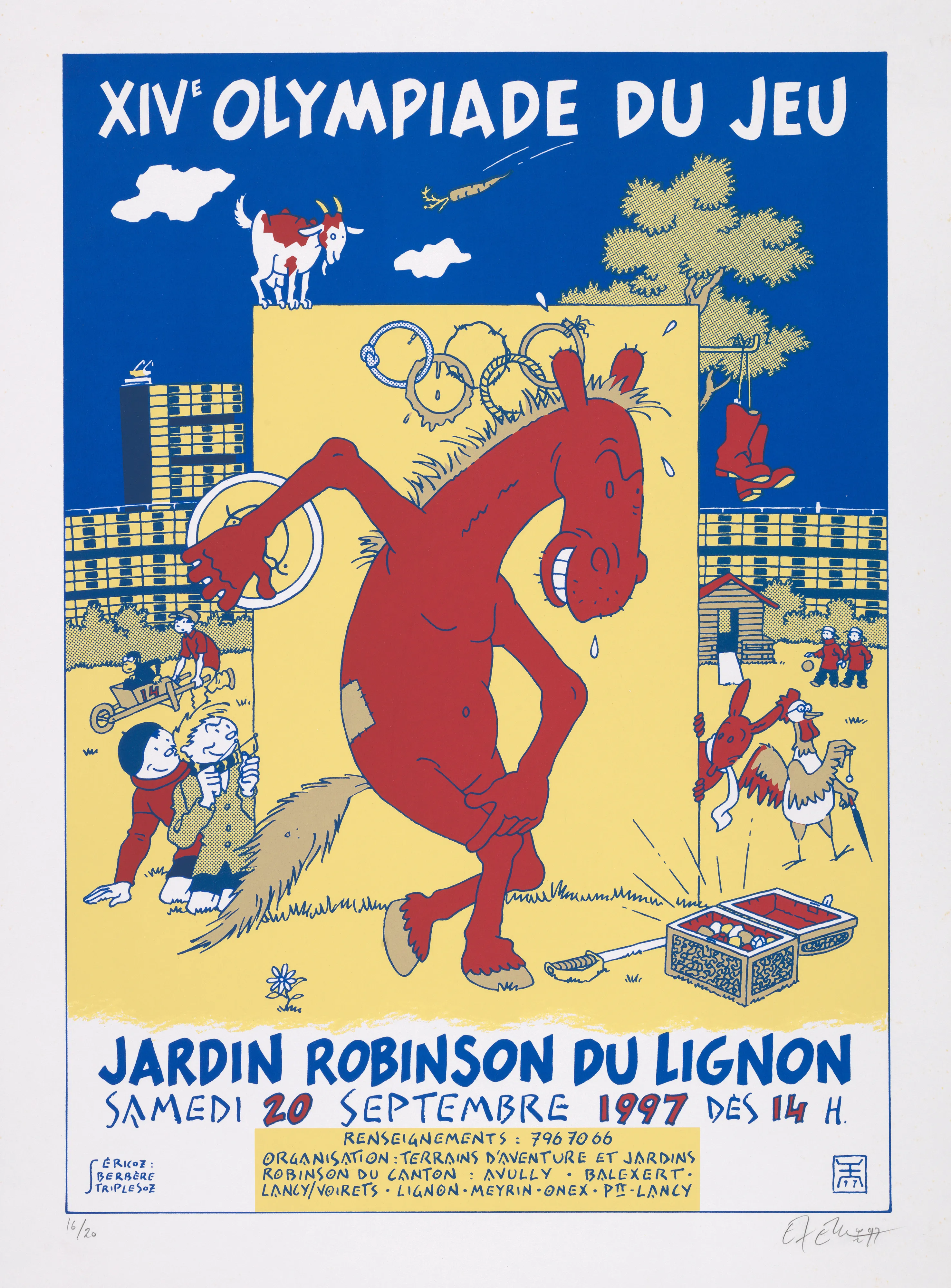 XIVe olympiade du jeu Jardin Robinson du Lignon Samedi 20 septembre 1997