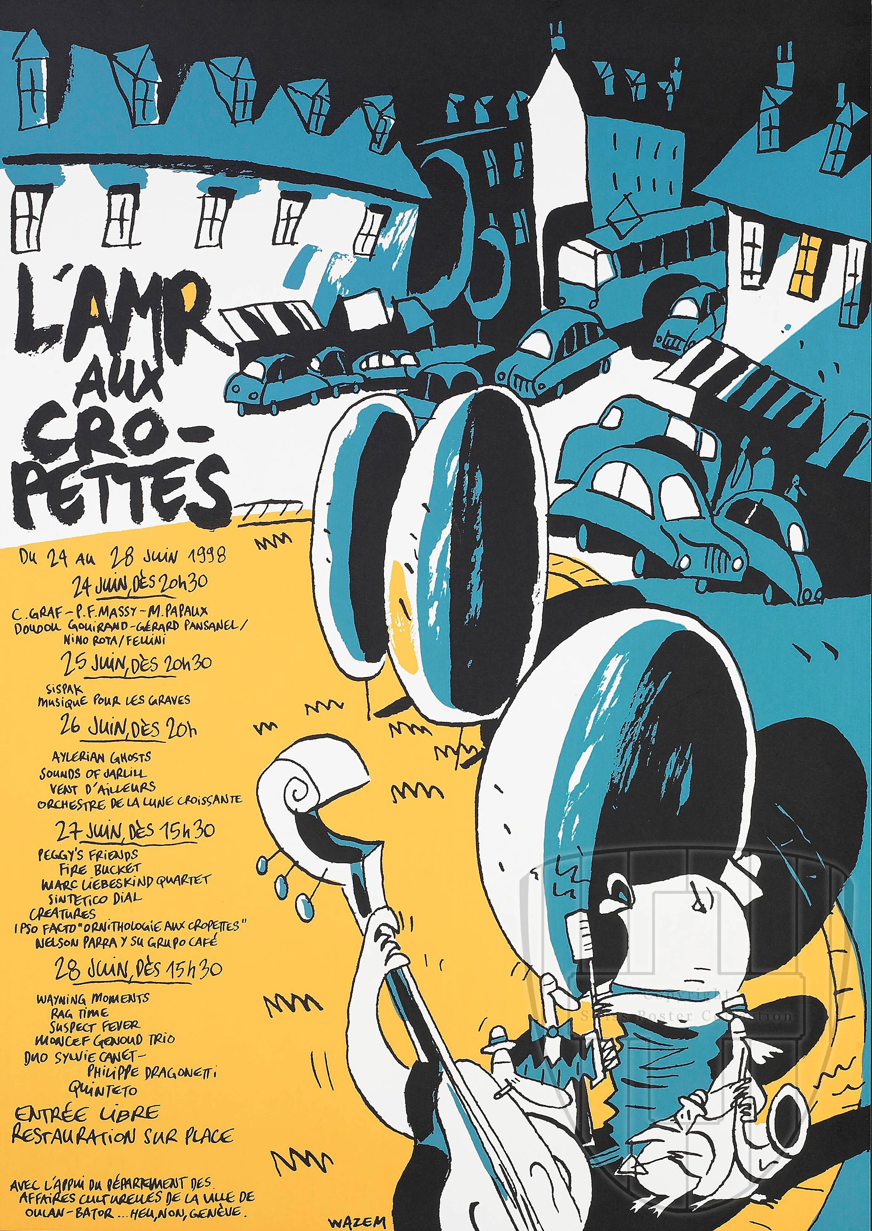 L’AMR aux Cropettes du 24 au 28 juin 1998 24 juin