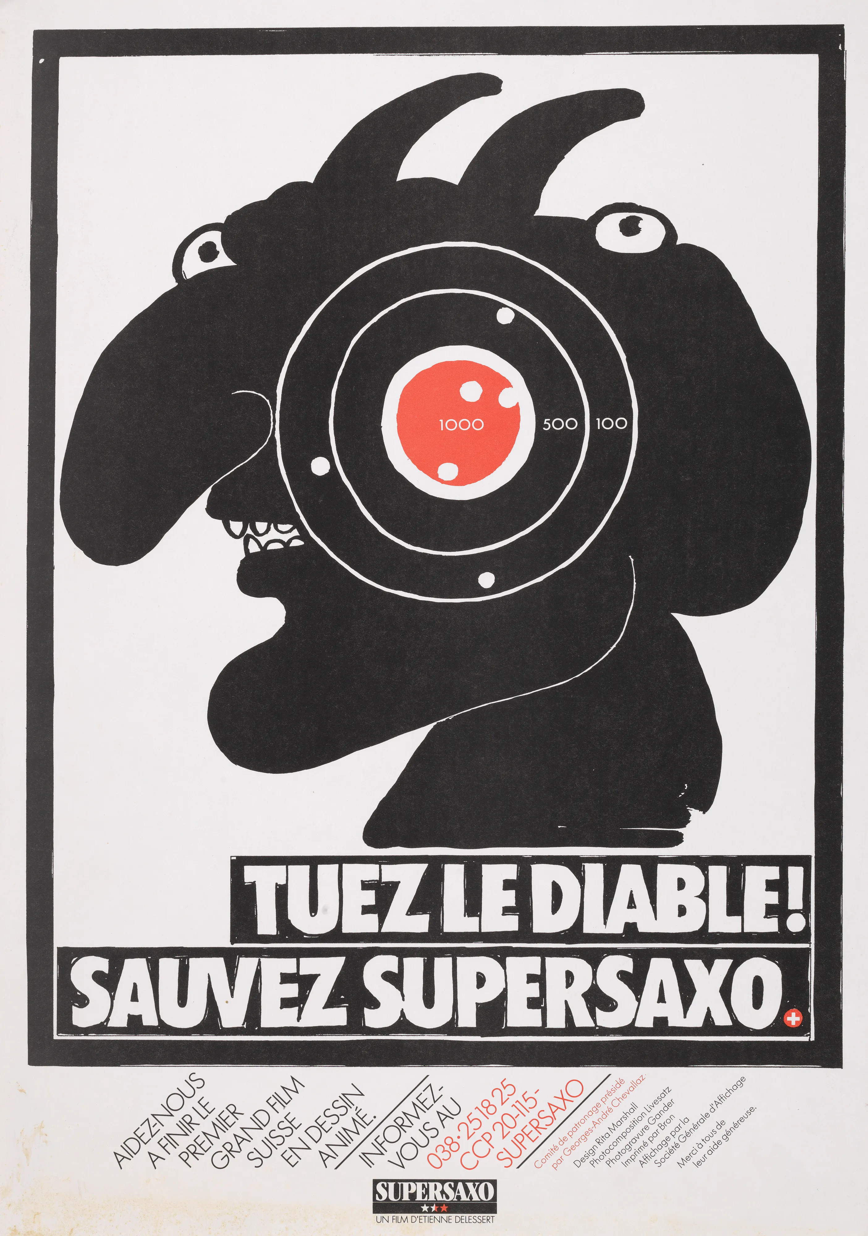 Tuez le diable! Sauvez Supersaxo, Aidez-nous à finir le premier grand film suisse en dessin animé