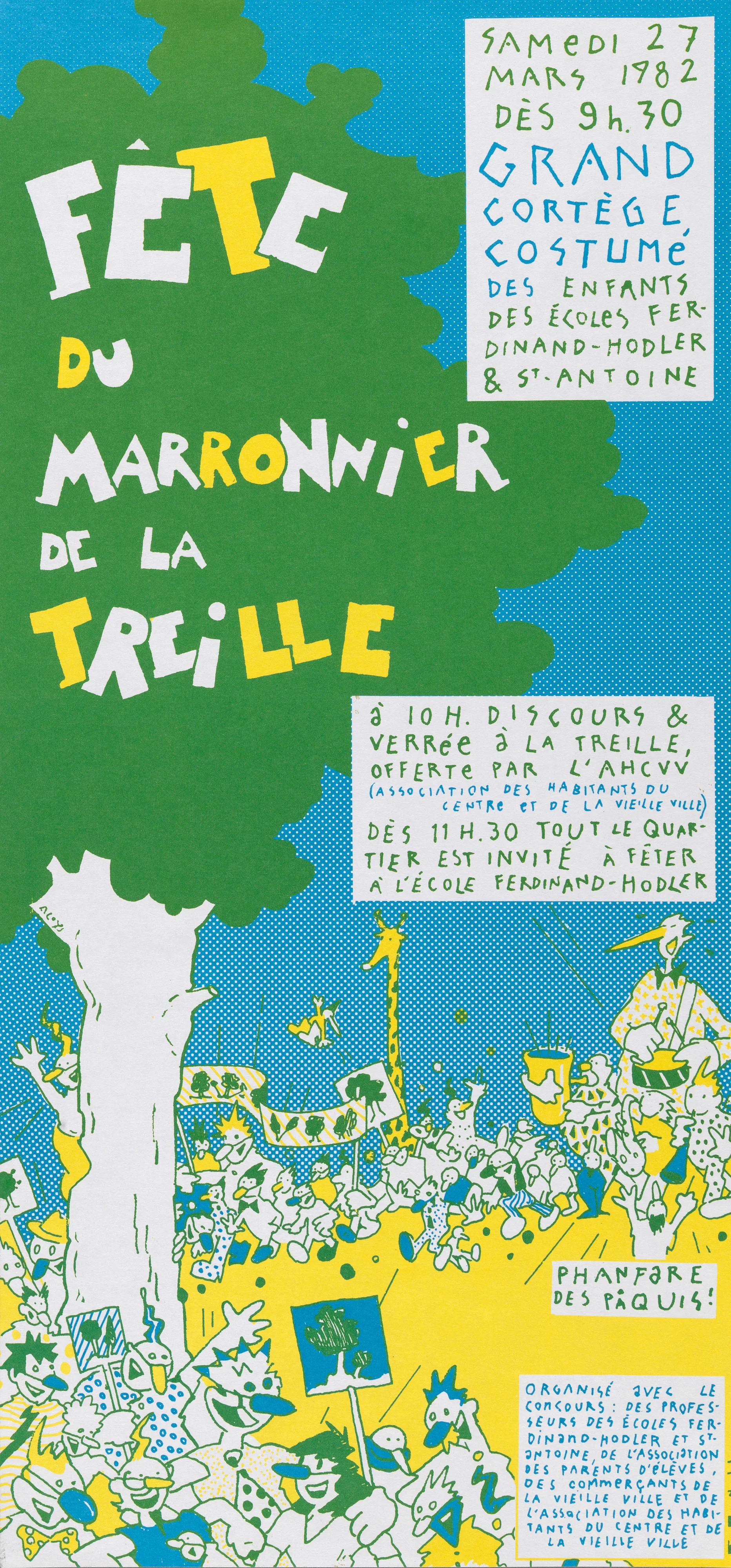 Fête du marronnier de la Treille, samedi 27 mars 1982