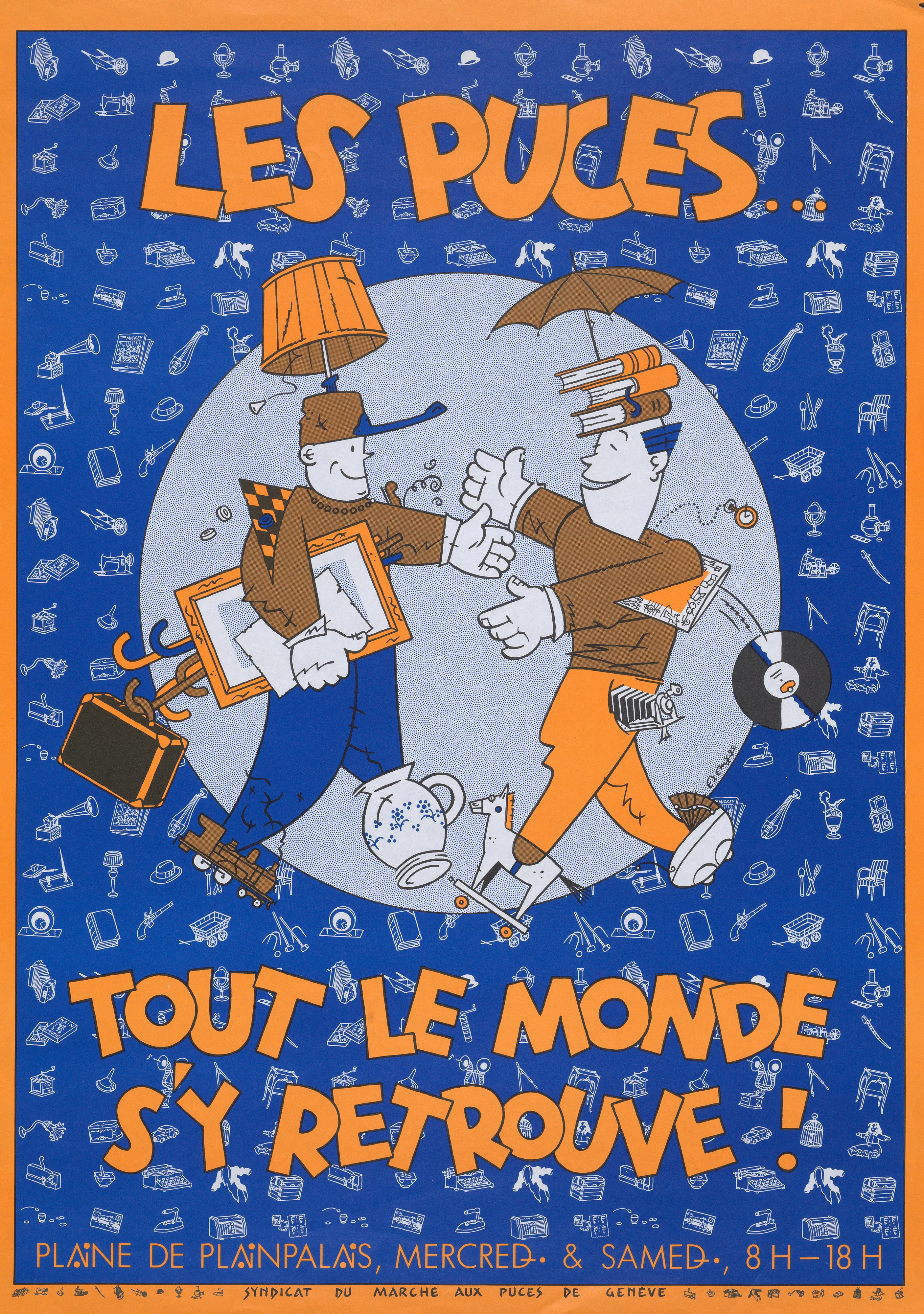 Les puces tout le monde s’y retrouve ! Plaine de Plainpalais