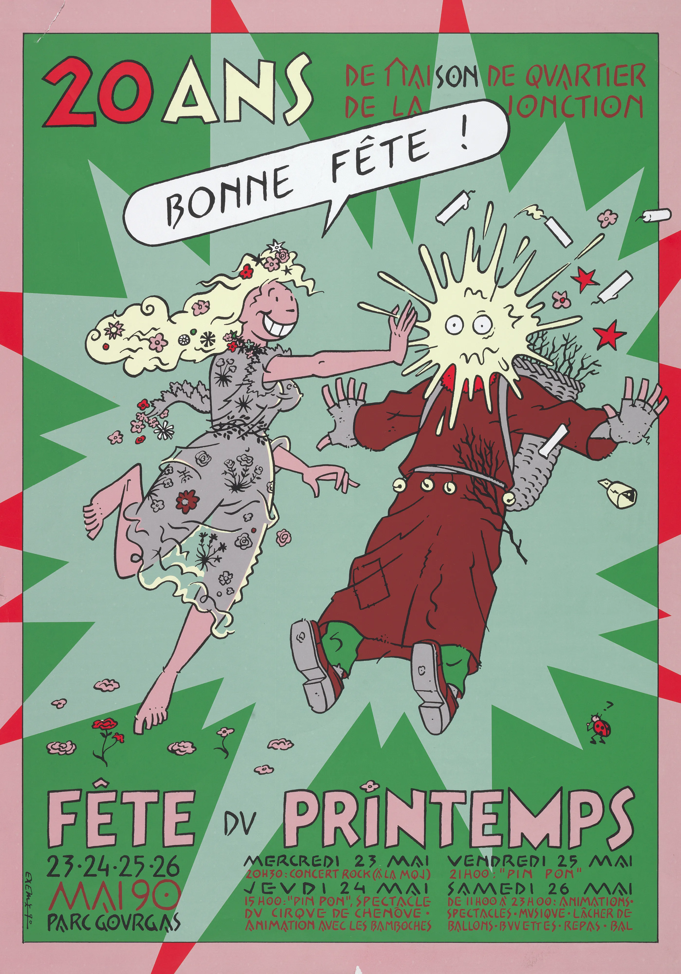 20 ans de maison de quartier de la Jonction Bonne fête ! Fête du printemps