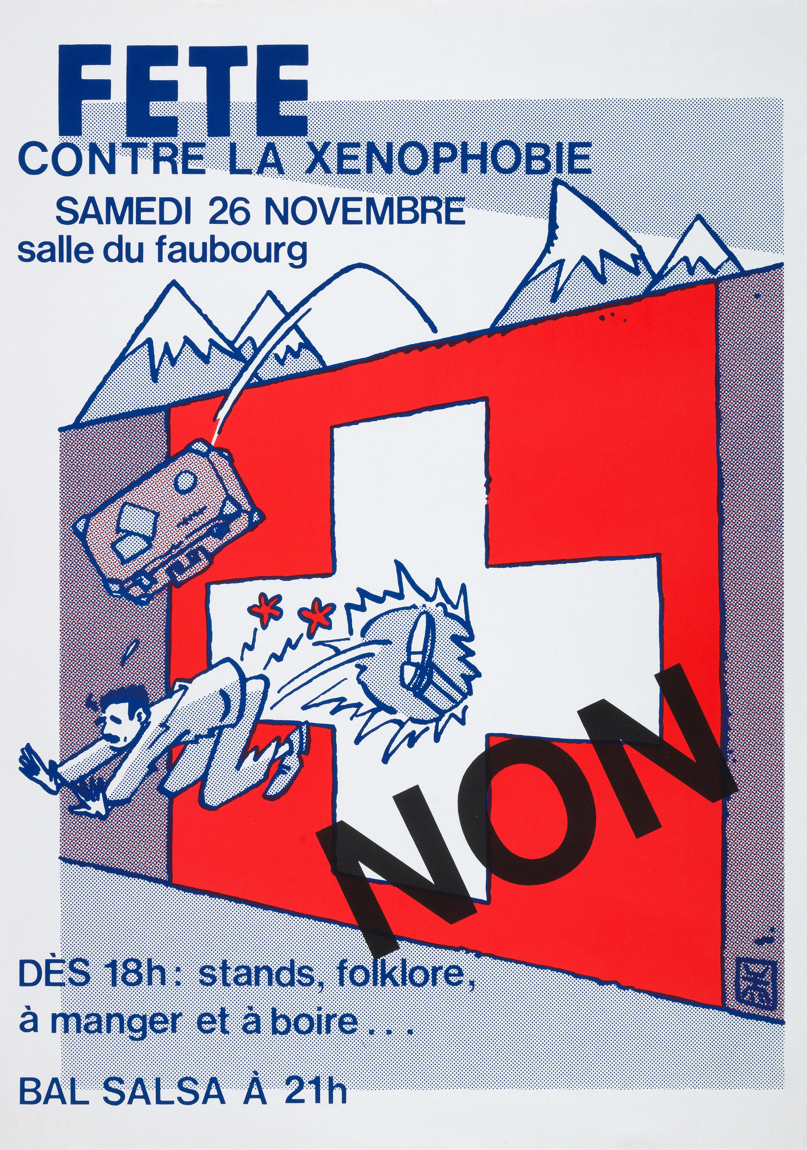 Fête contre la xénophobie samedi 26 novembre / [monogr.] 88