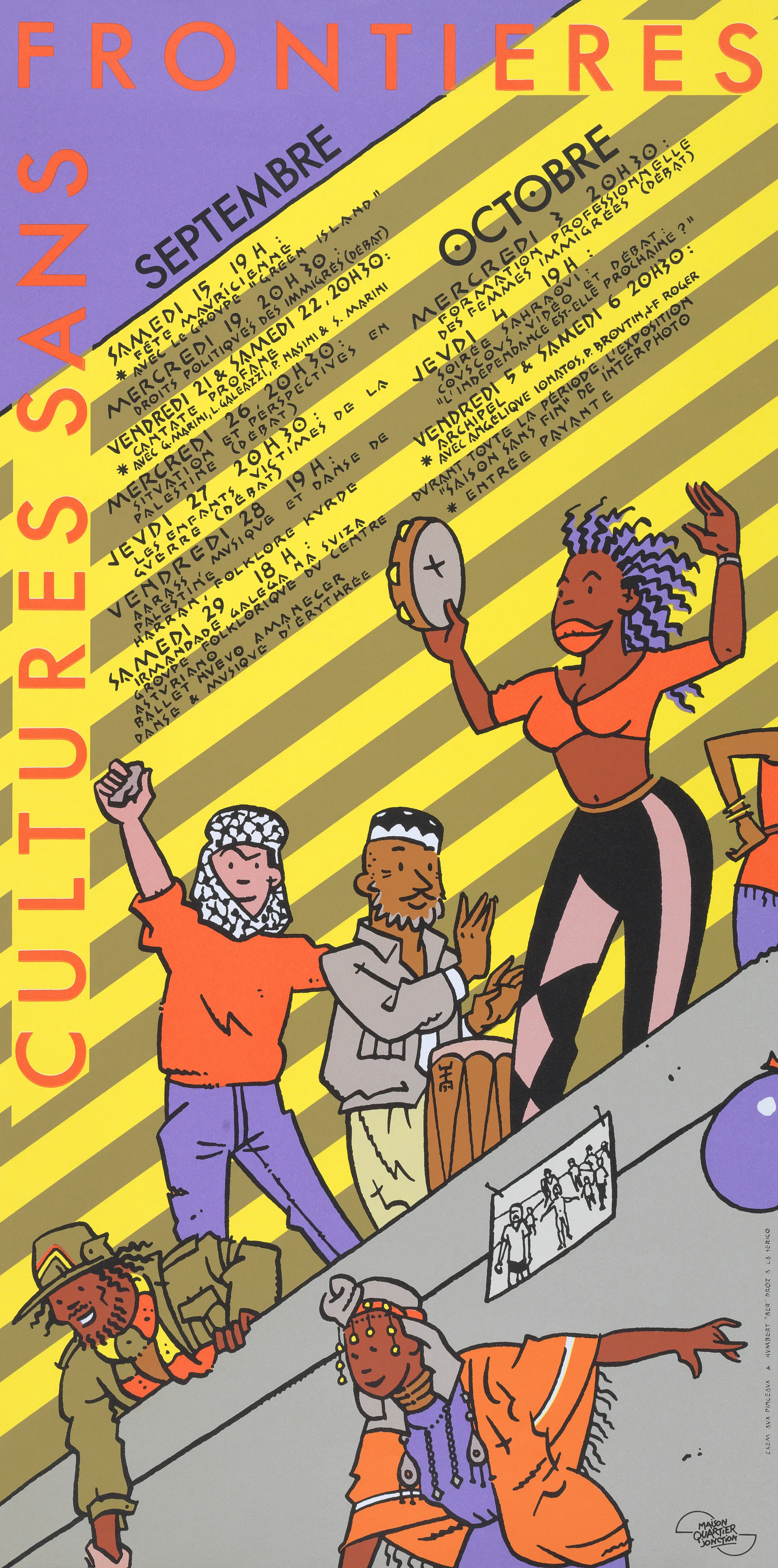 Cultures sans frontières septembre