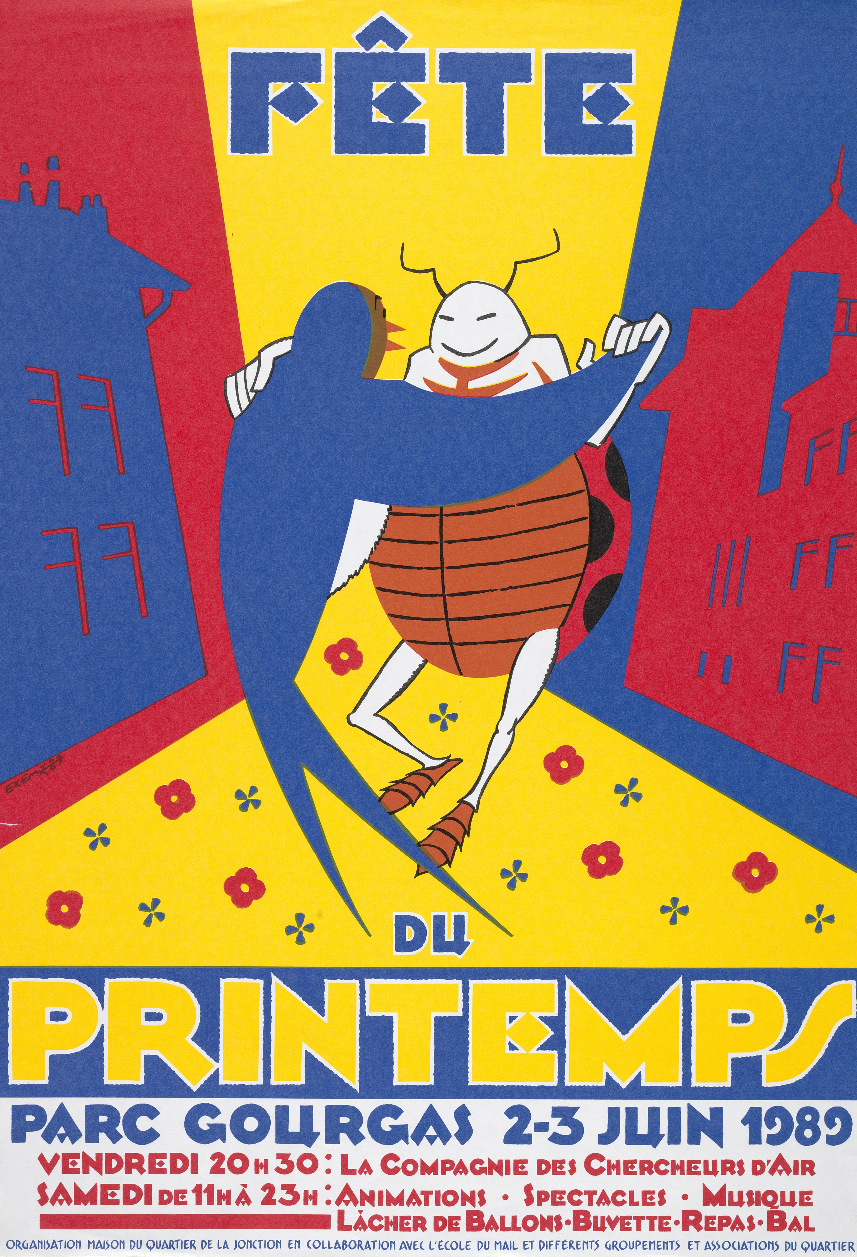 Fête du printemps parc Gourgas 2 – 3 juin 1989