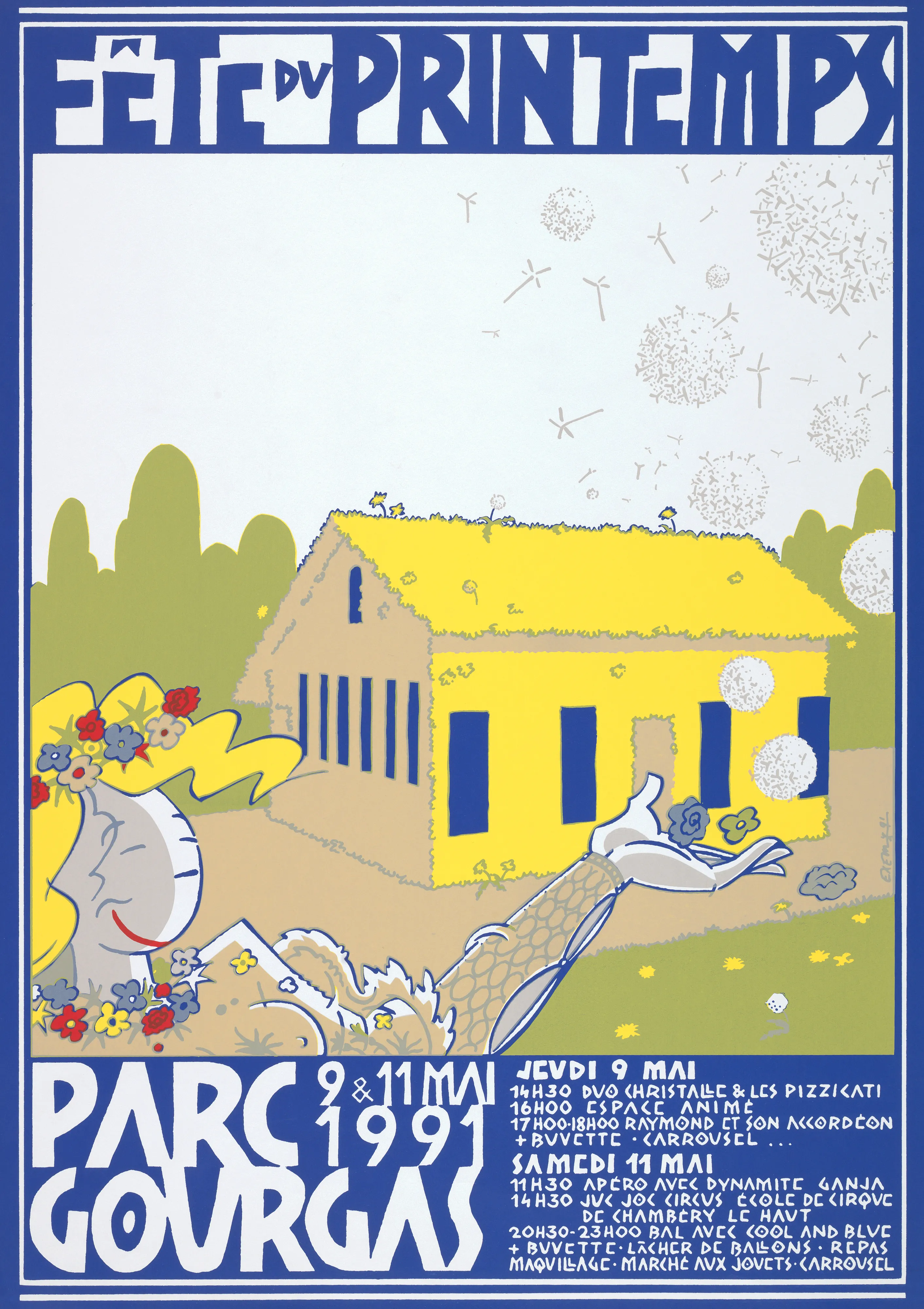 Fête du printemps parc Gourgas 9 & 11 mai 1991