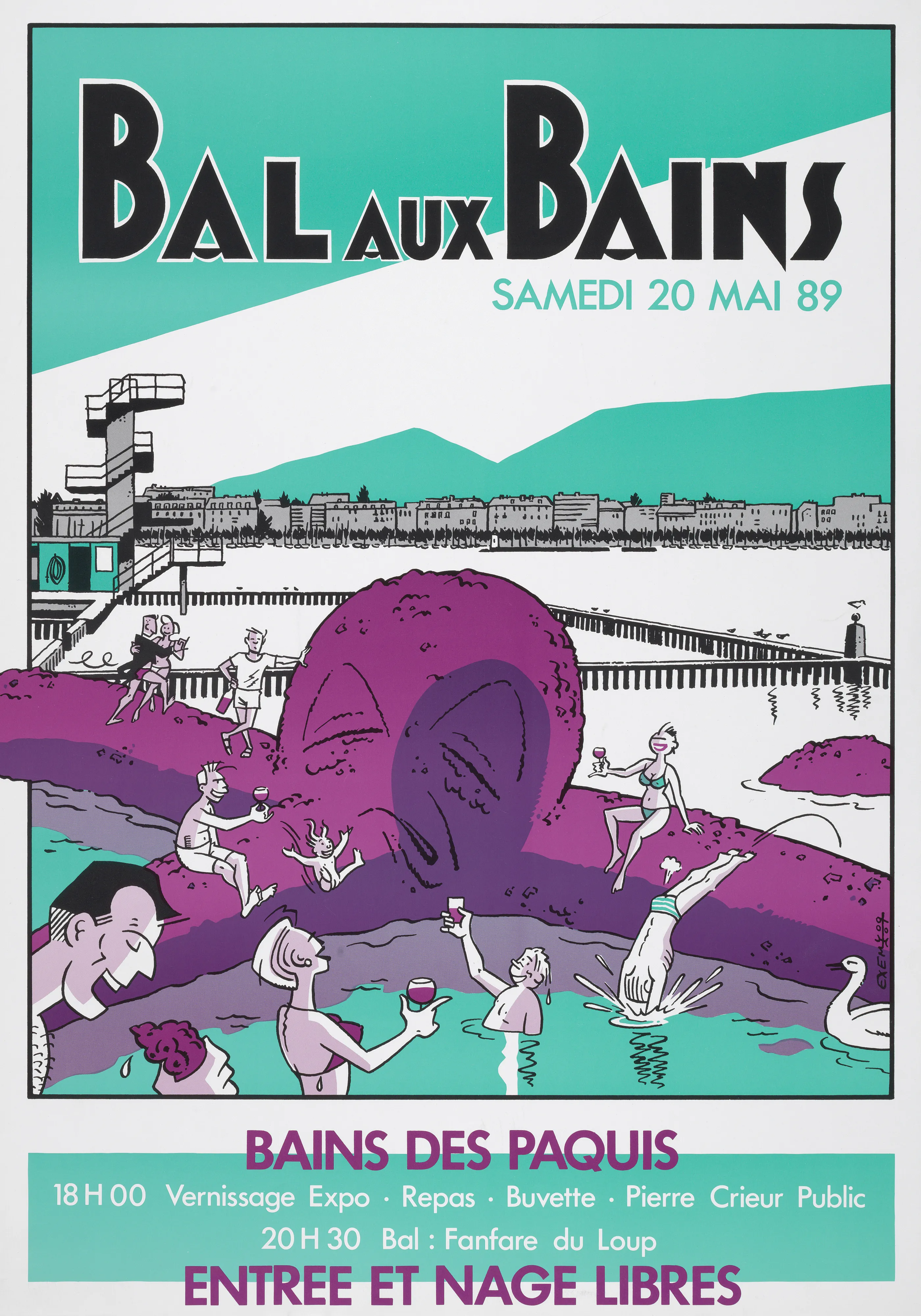 Bal aux Bains samedi 20 mai 89 bains des Pâquis