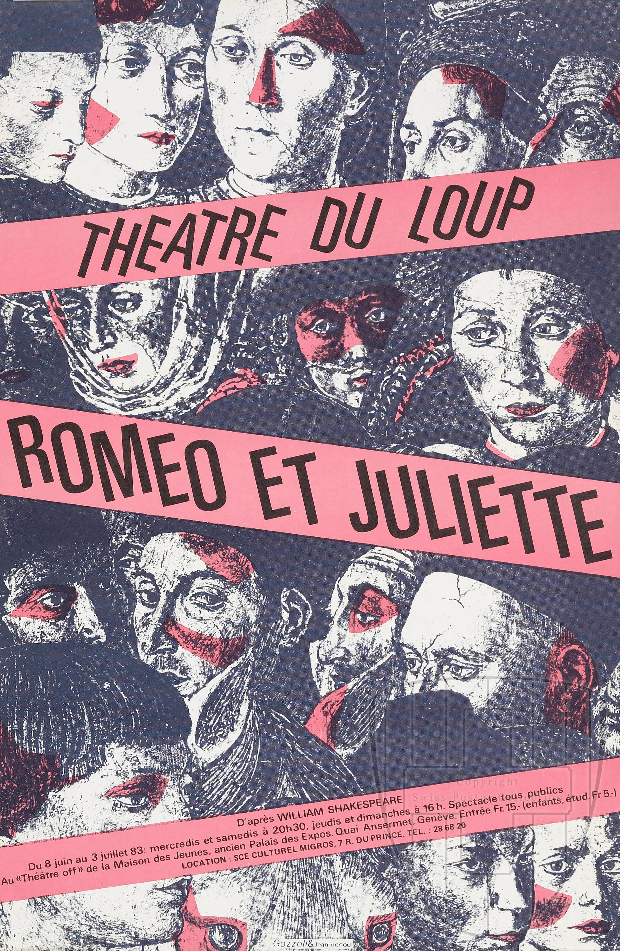 Théâtre du loup Roméo et Juliette du 8 juin au 3 juillet 83