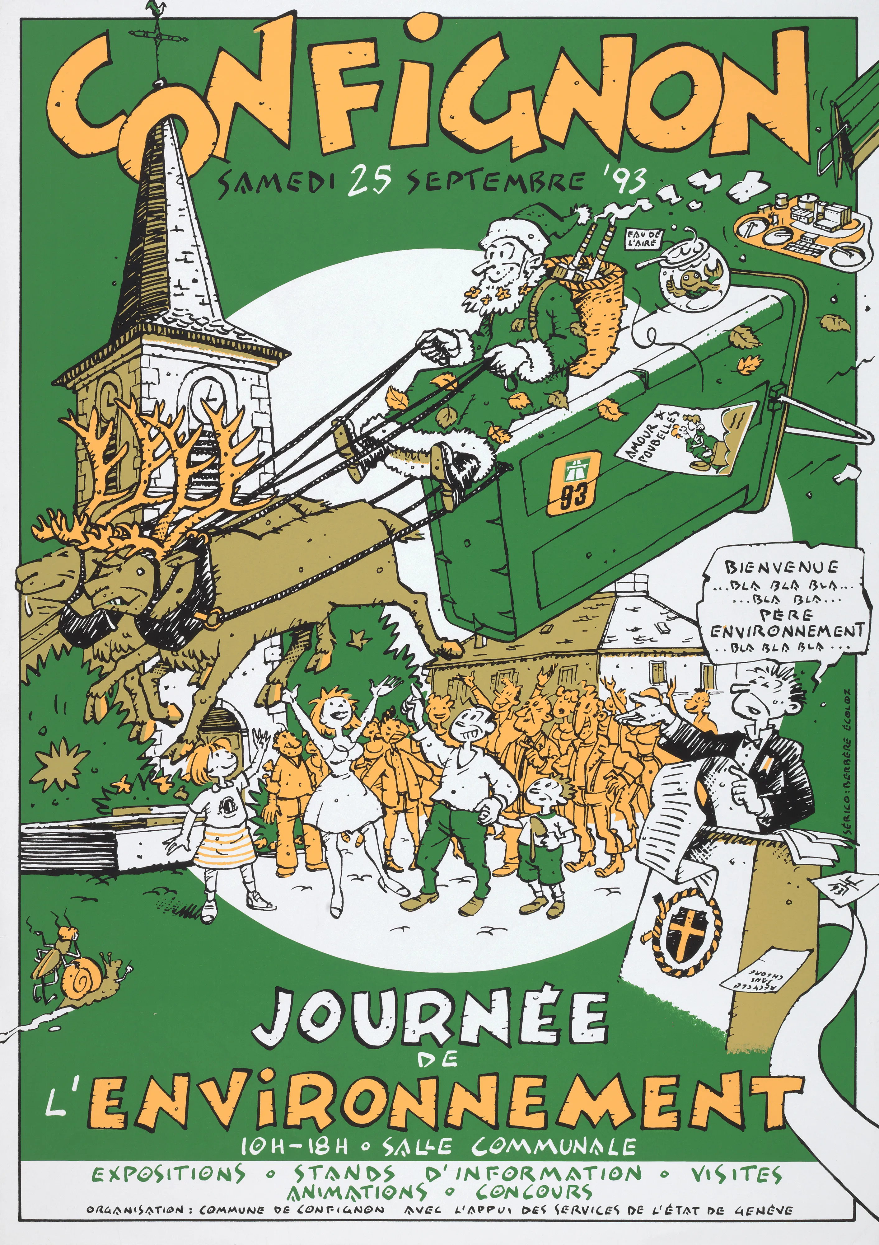 Confignon samedi 25 septembre ’93 journée de l’environnement