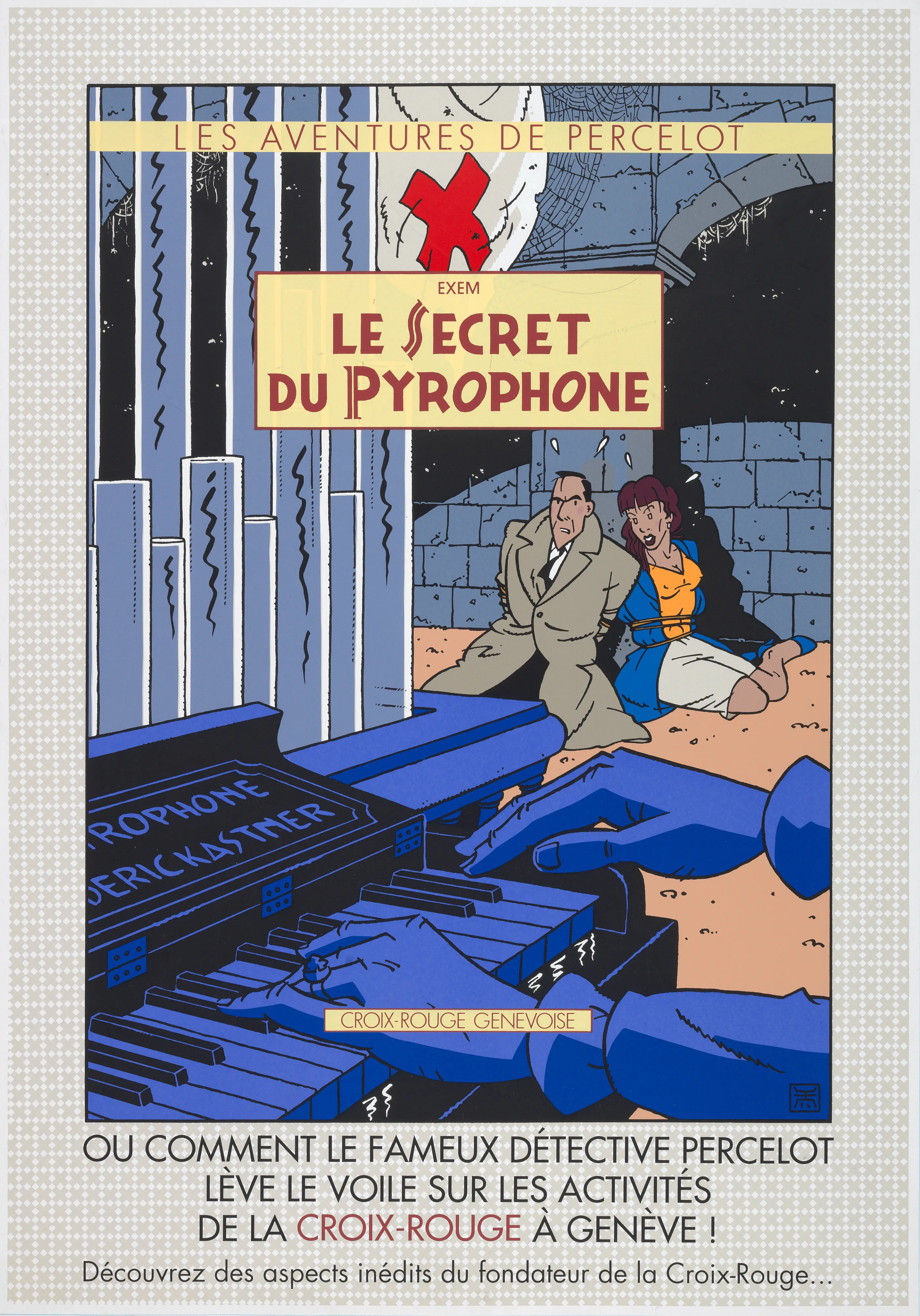 Les aventures de Percelot Exem Le secret du pyrophone Croix-Rouge genevoise