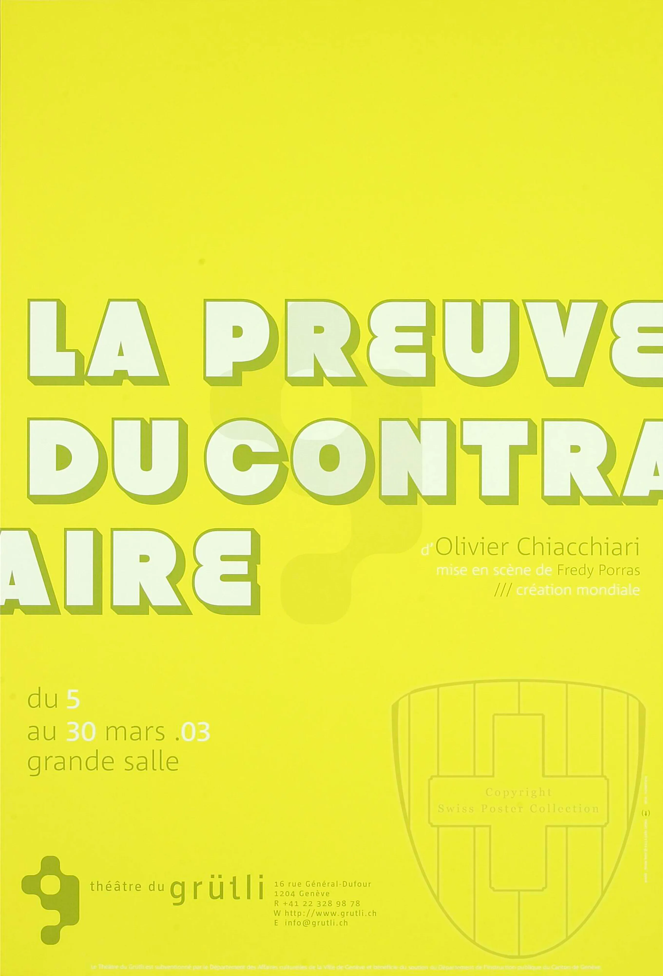 La preuve du contraire