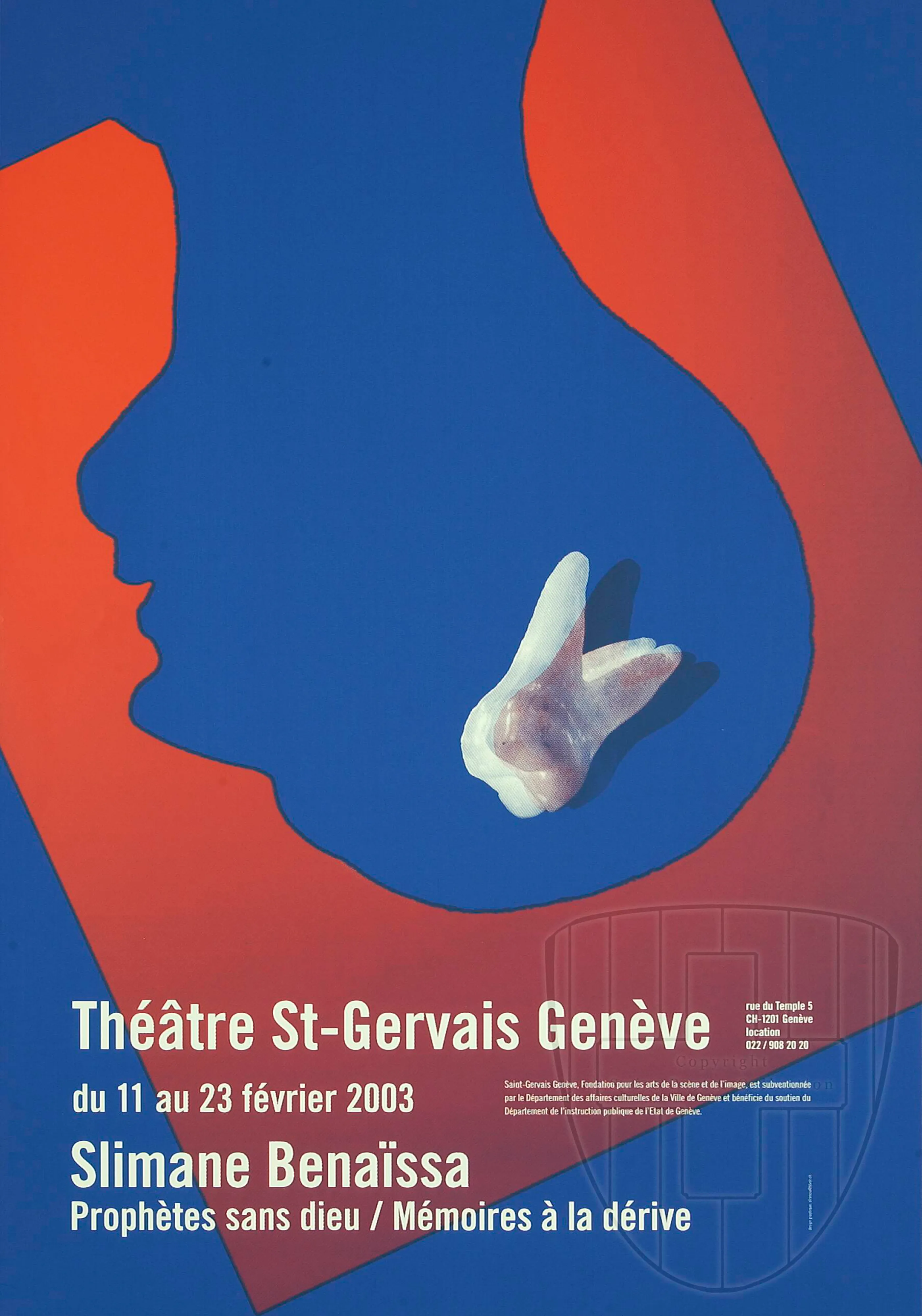 Théâtre St-Gervais Genève. Slimane Benaïssa