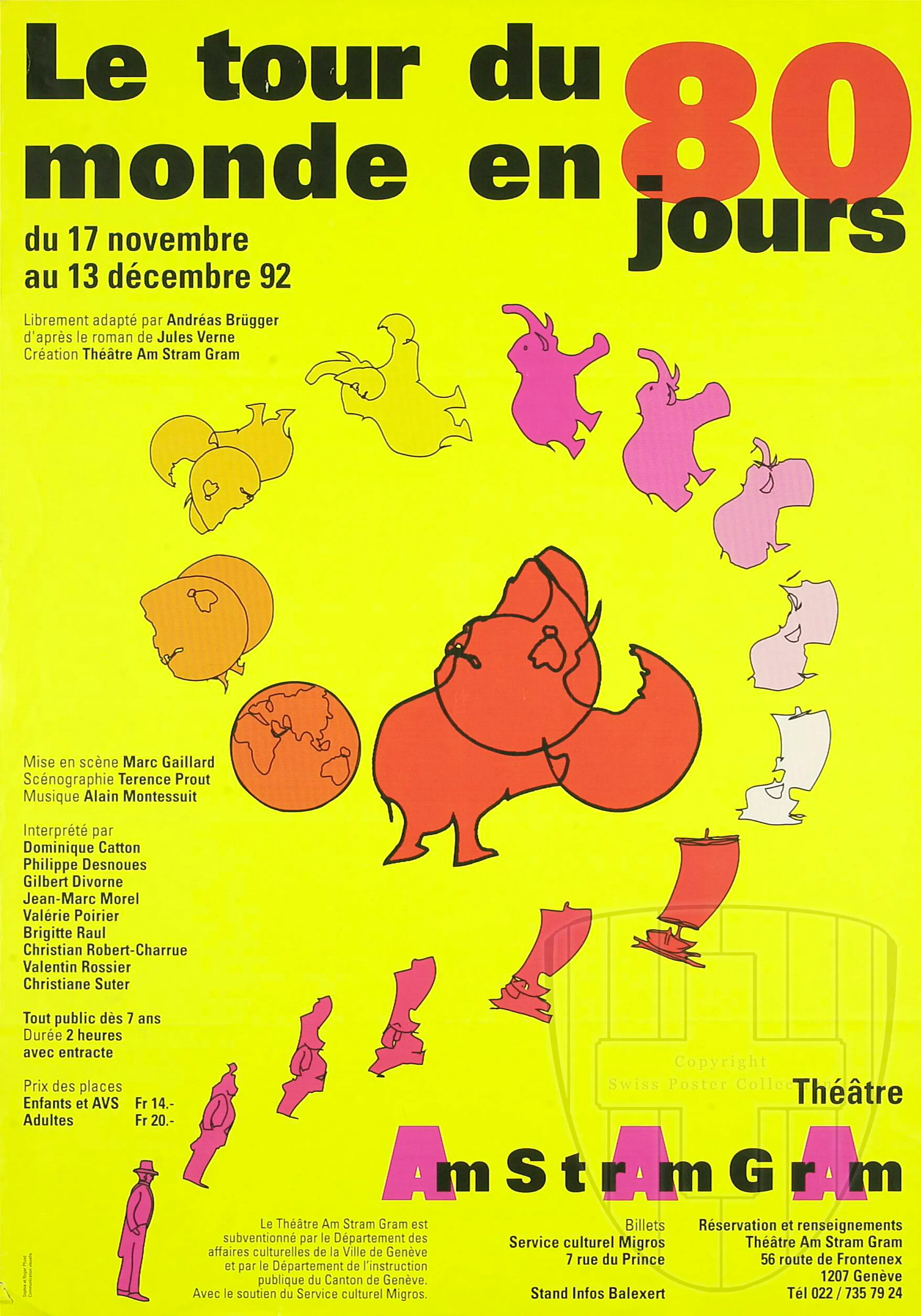 Le tour du monde en 80 jours, d’après le roman de Jules Verne