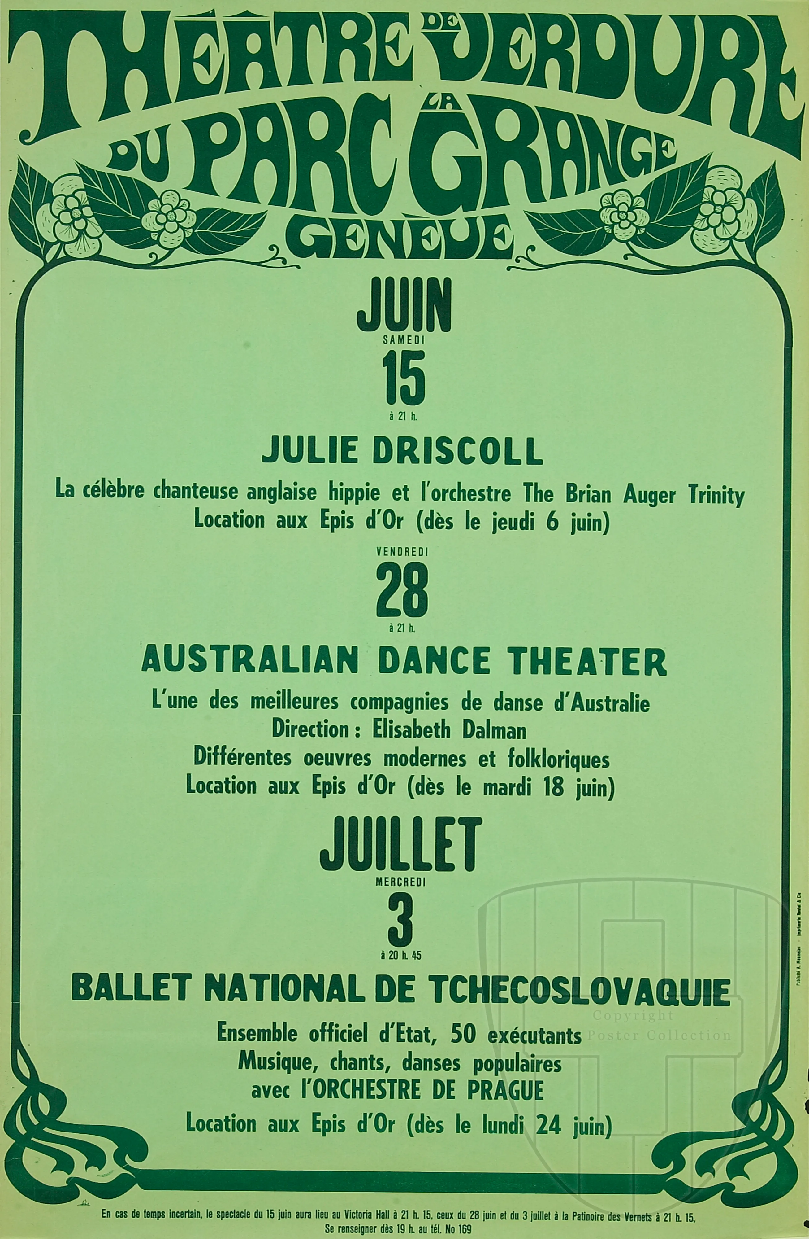 Julie Driscoll, La célèbre chanteuse anglaise hippie et l’orchestre The Brian Auger Trinity