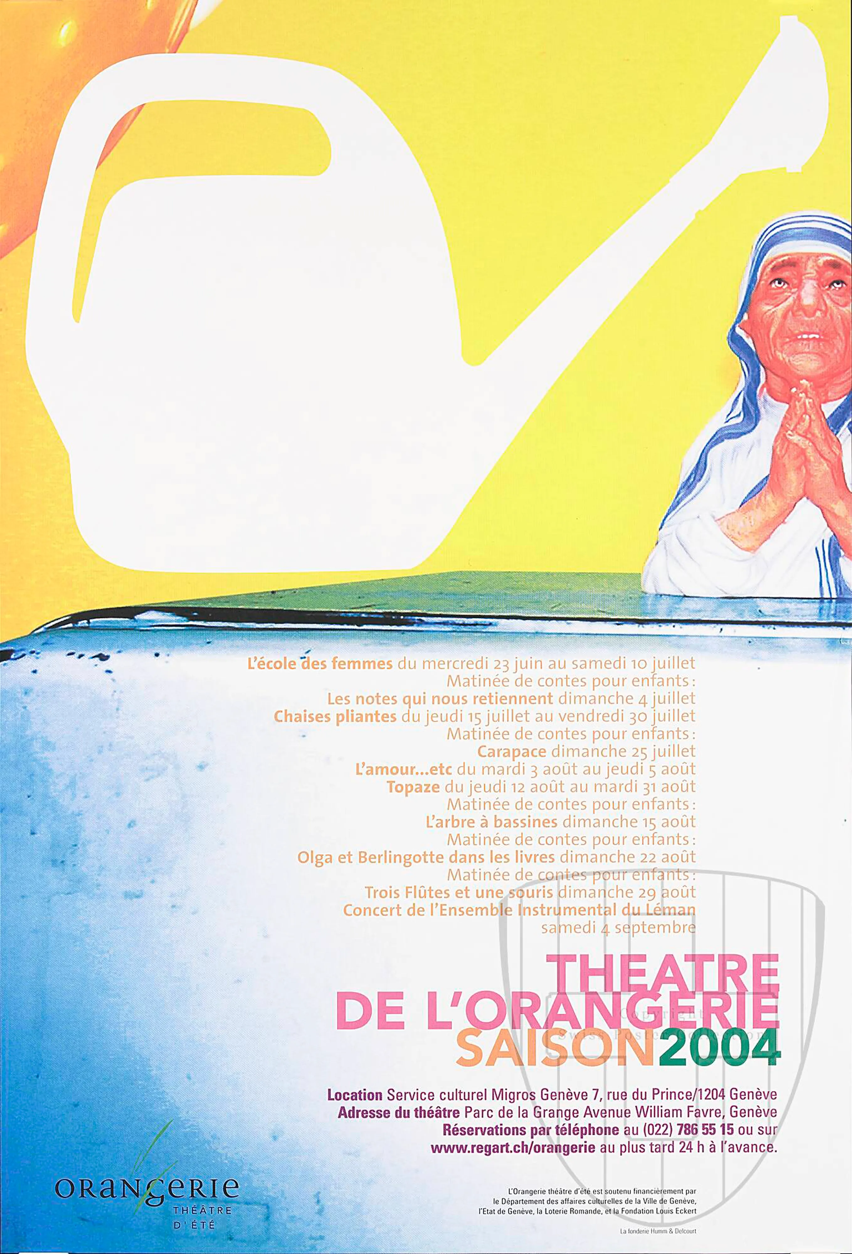 Théâtre de l’Orangerie. Saison 2004
