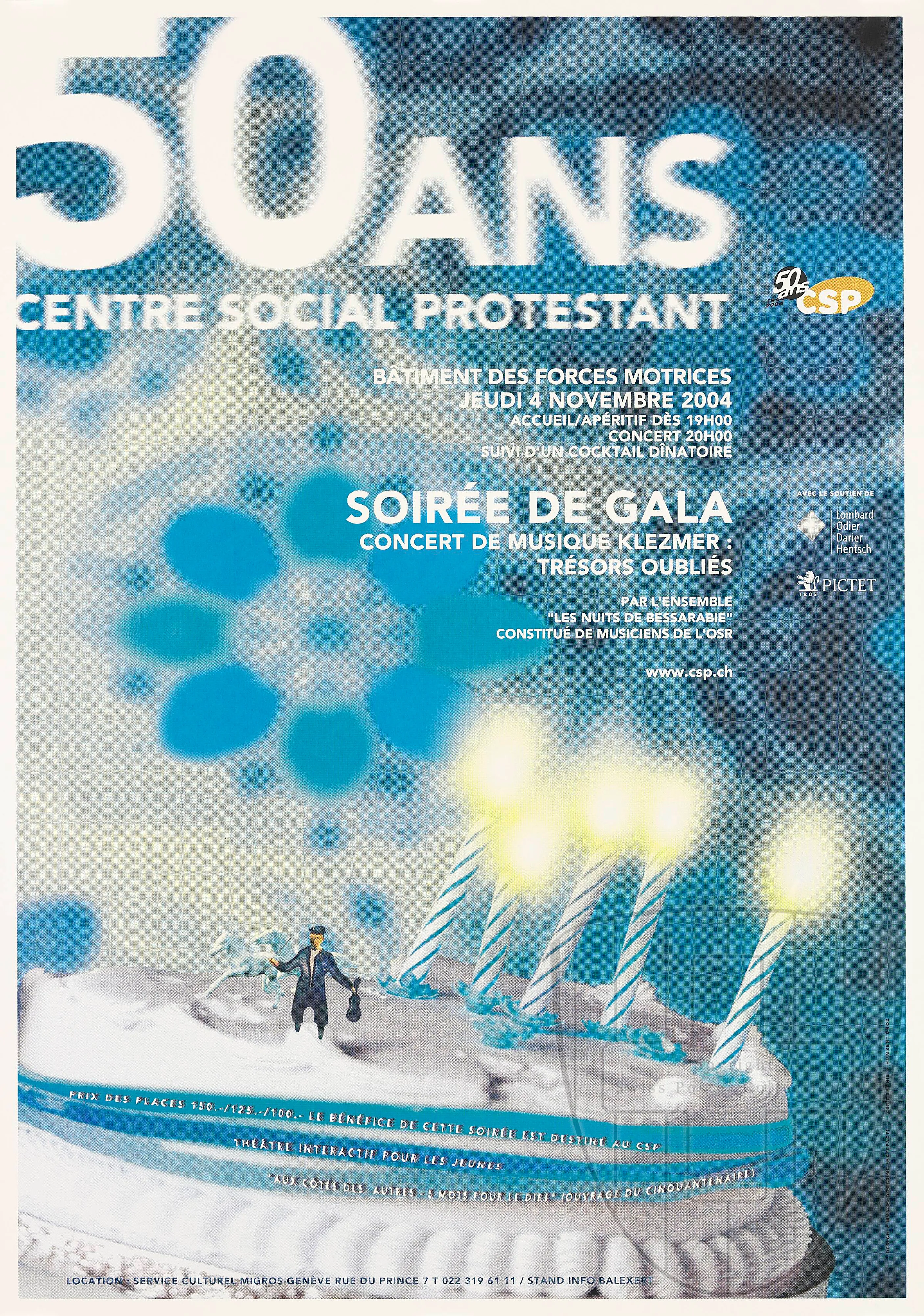 50 ans. Centre social protestant