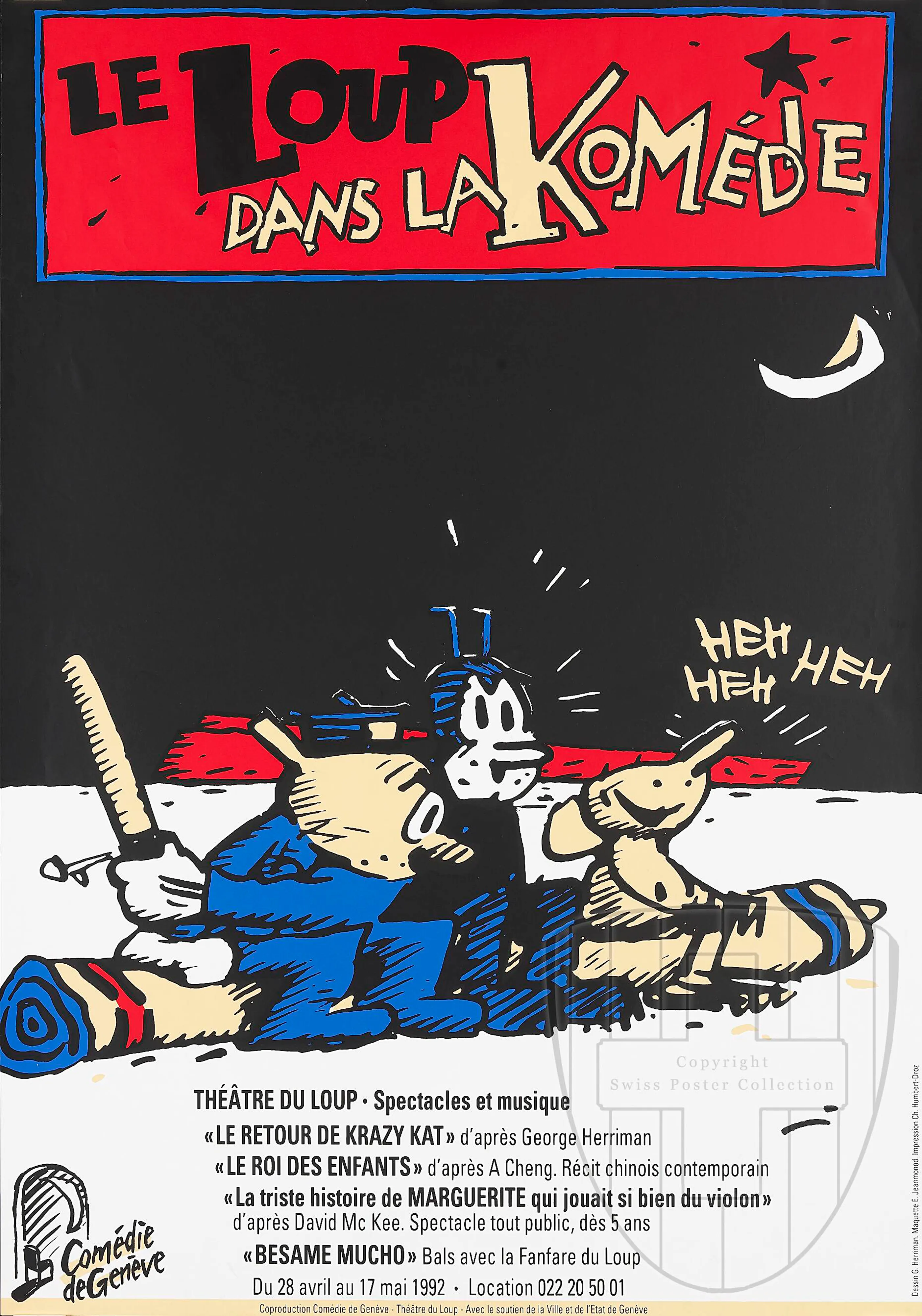 Le loup dans la Komédie Théâtre du loup