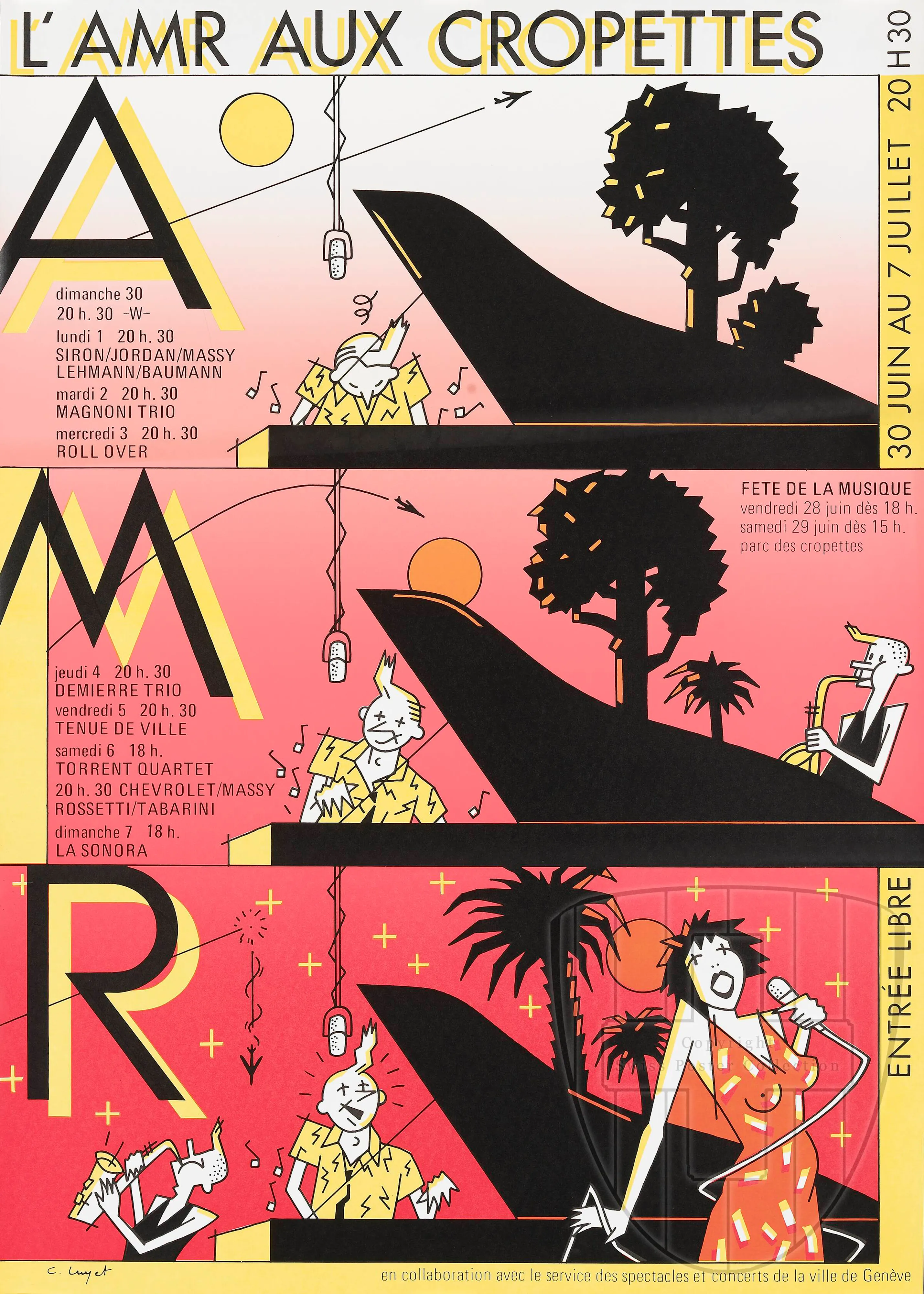 L’AMR aux Cropettes AMR dimanche 30 30 juin au 7 juillet.