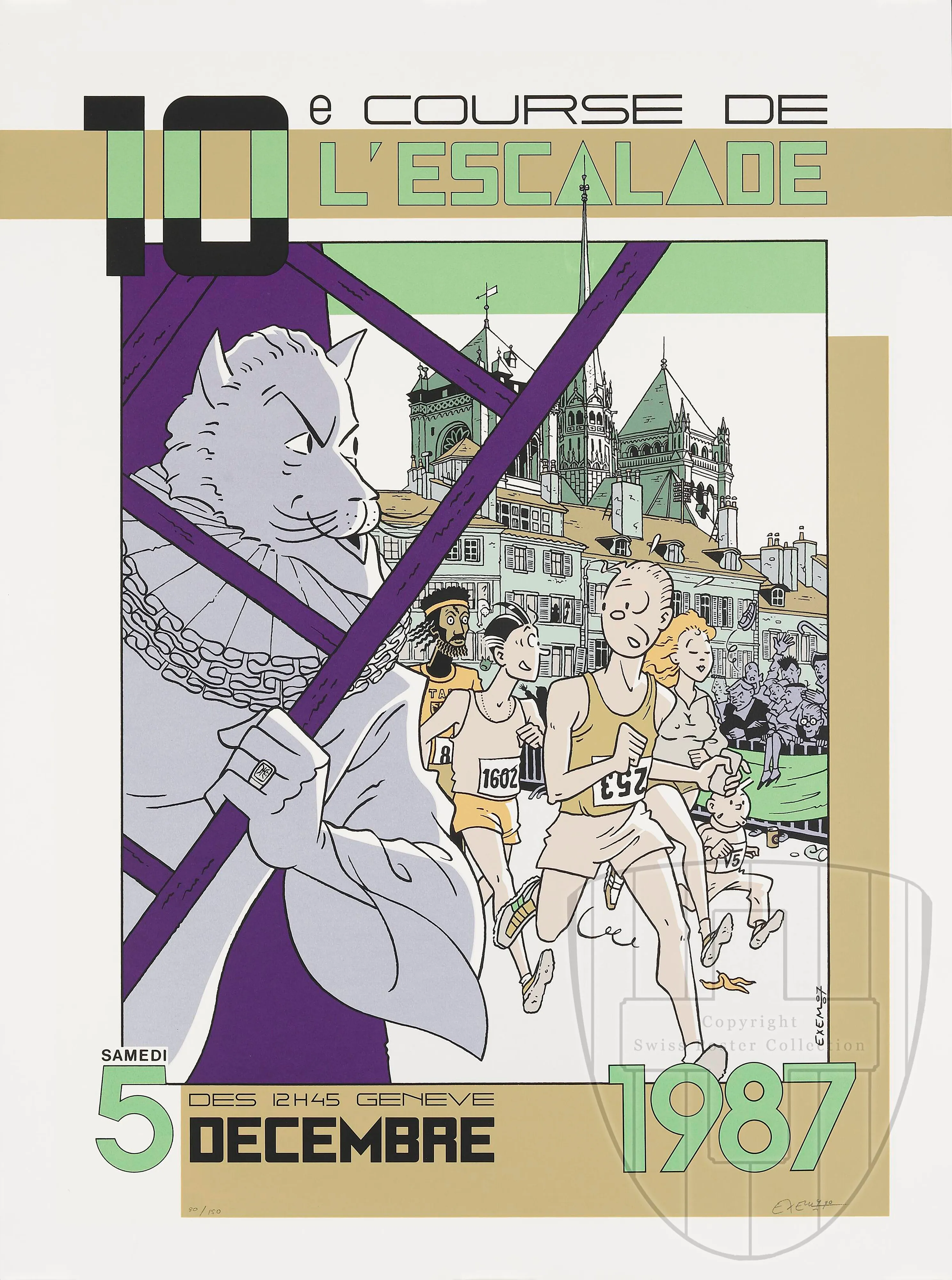 10e course de l’Escalade samedi 5 décembre 1987