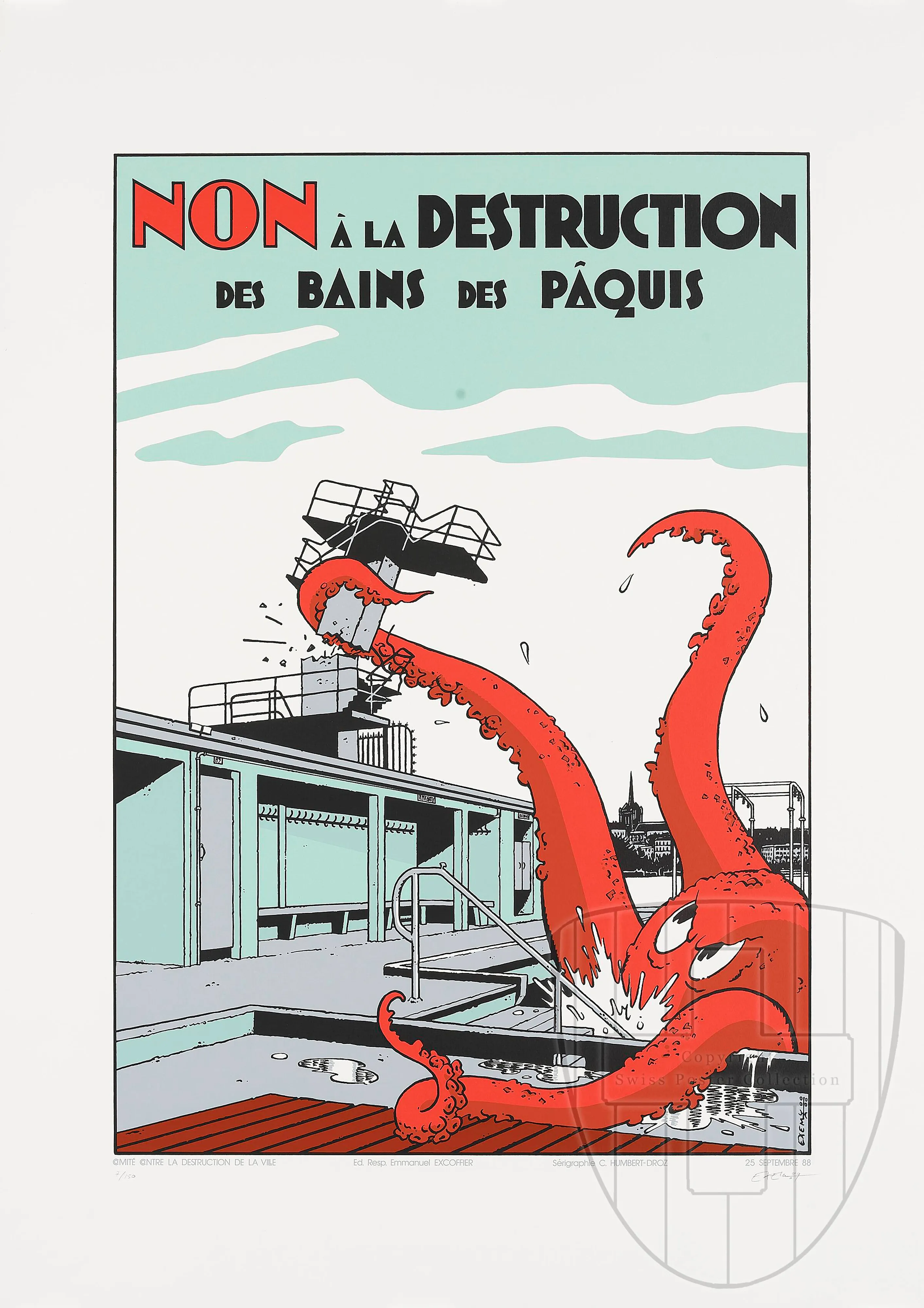 Non à la destruction des bains des Pâquis