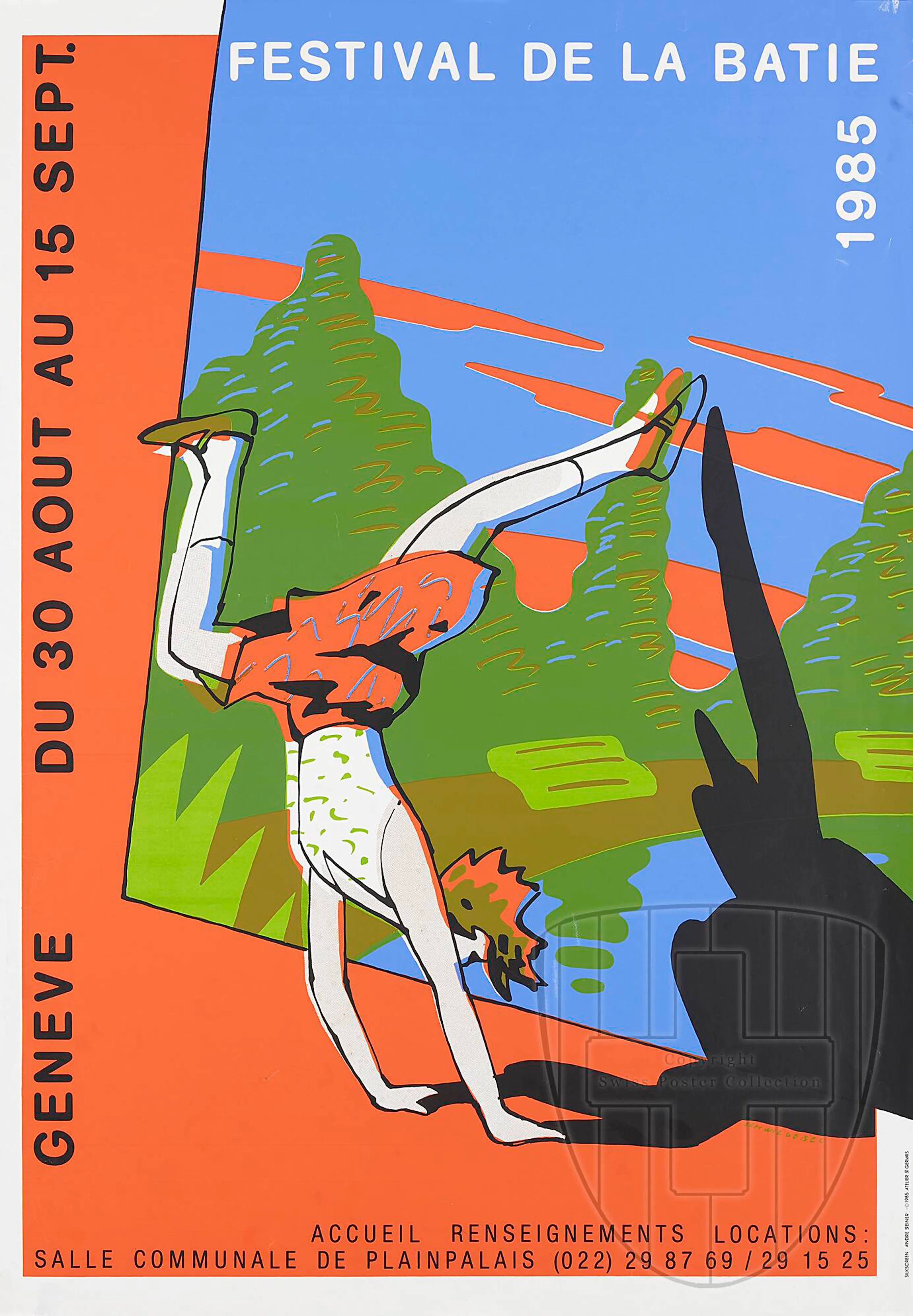 Festival de la Bâtie 1985 Genève du 30 août au 15 sept.