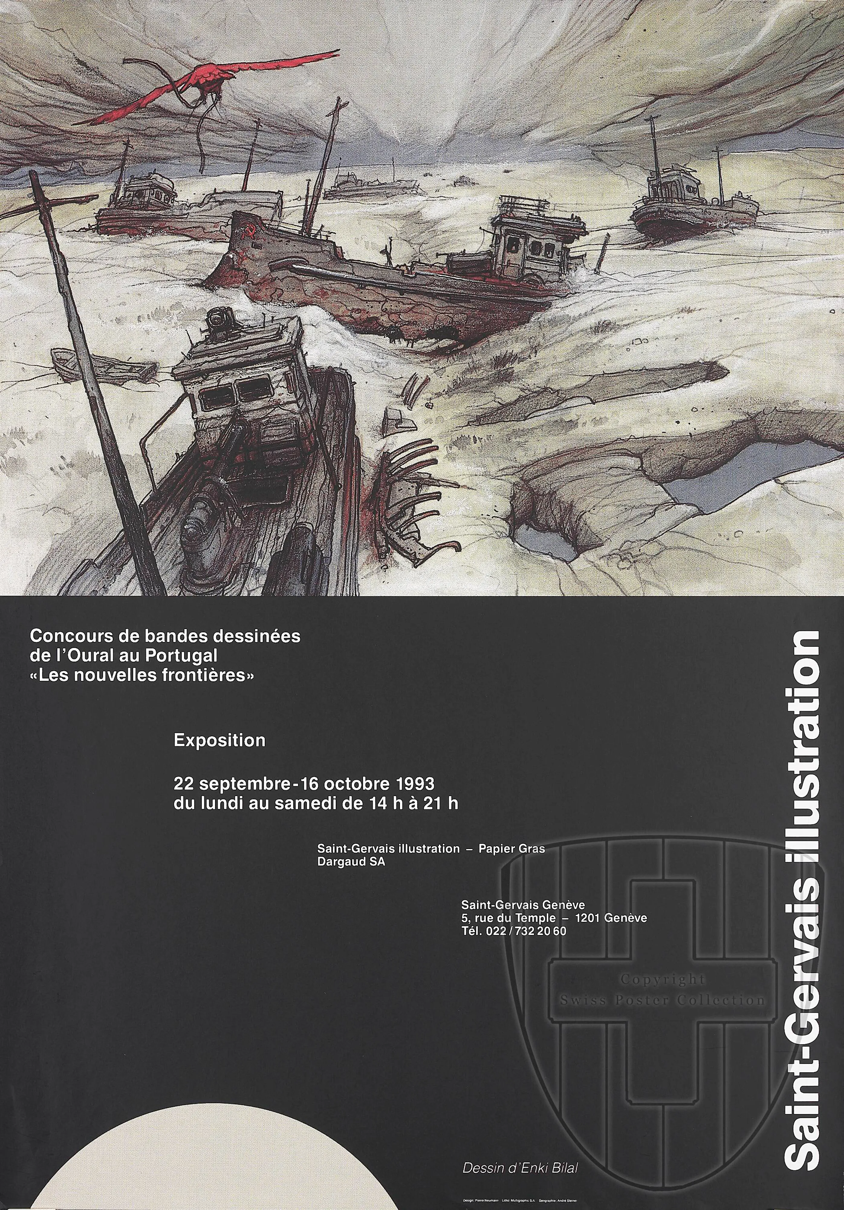 Concours de bandes dessinées de l’Oural au Portugal « Les nouvelles frontières » Exposition 22 septembre – 16 octobre 1993