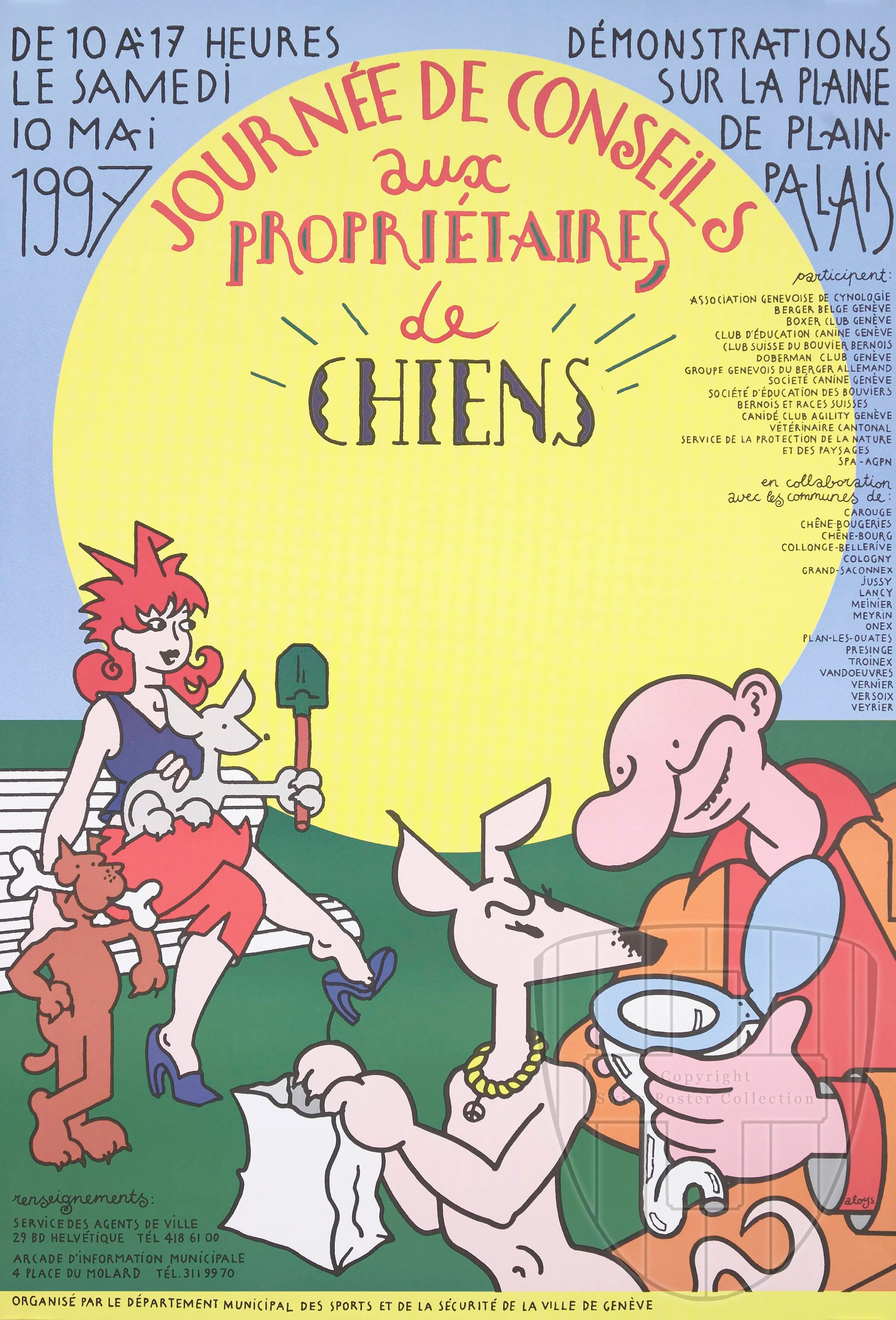 De 10 à 17 heures le samedi 10 mai 1997 Journée de conseils aux propriétaires de chiens