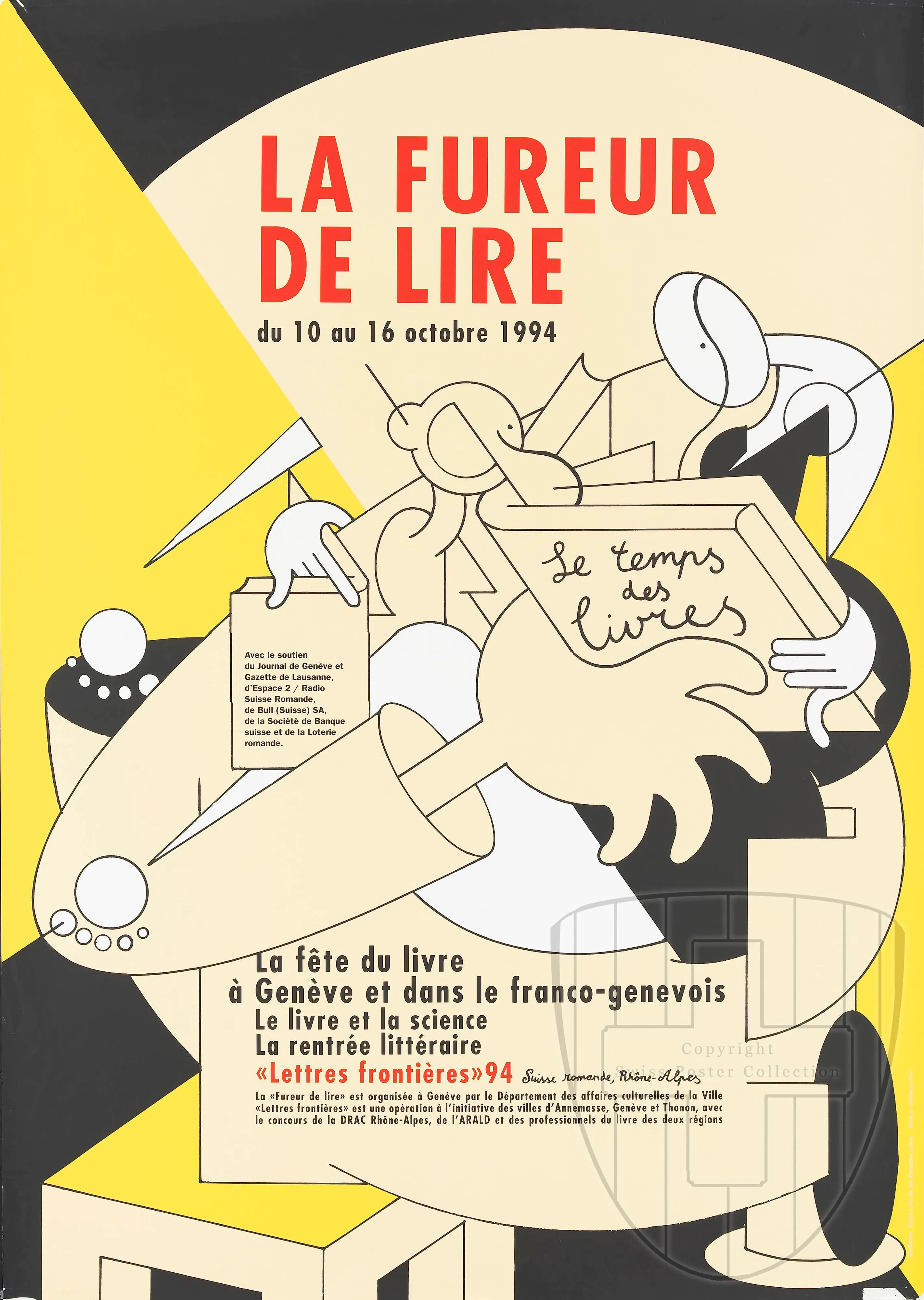 La fureur de lire du 10 au 16 octobre 1994 Le temps des livres
