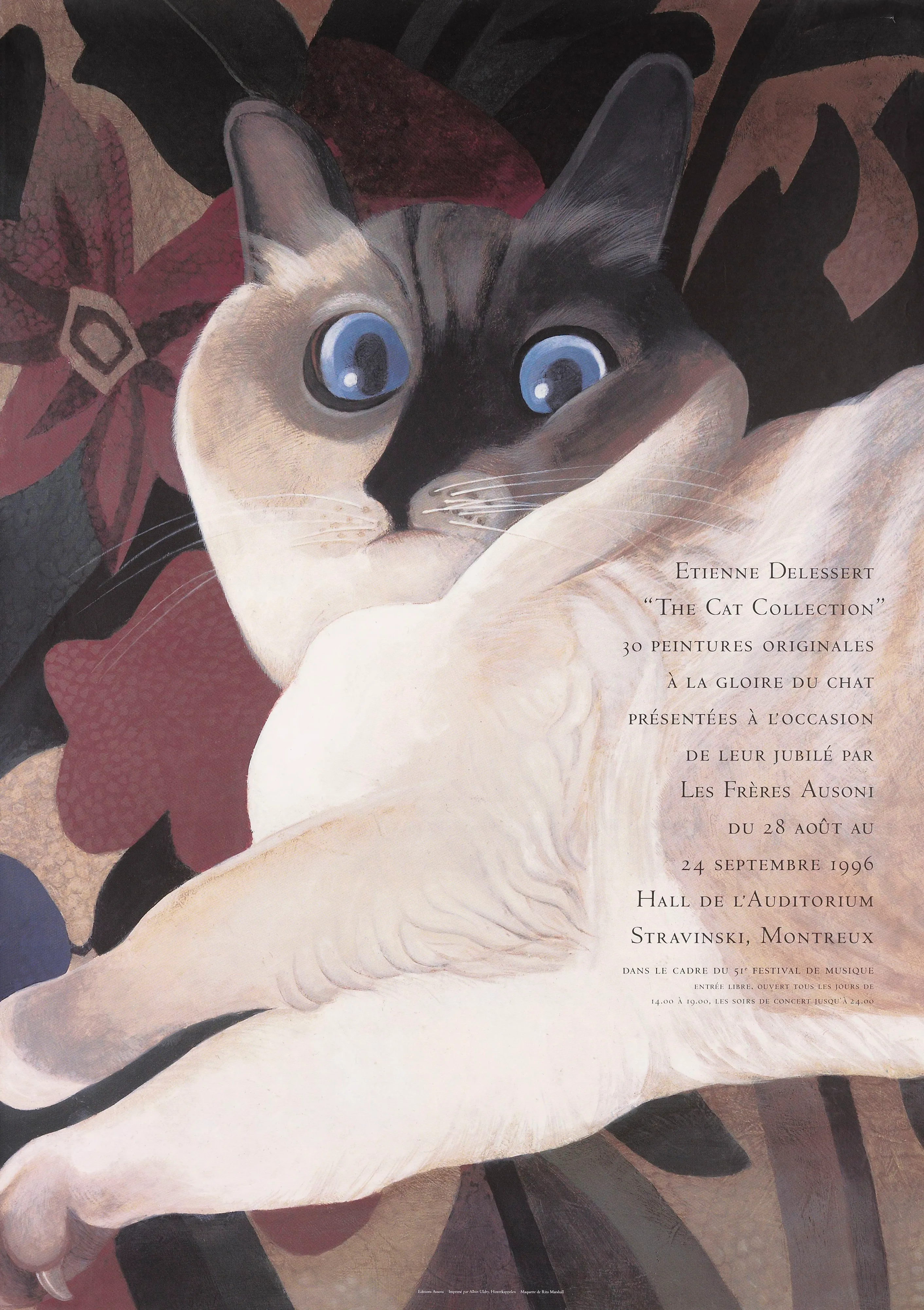 Etienne Delessert, “The cat collection”