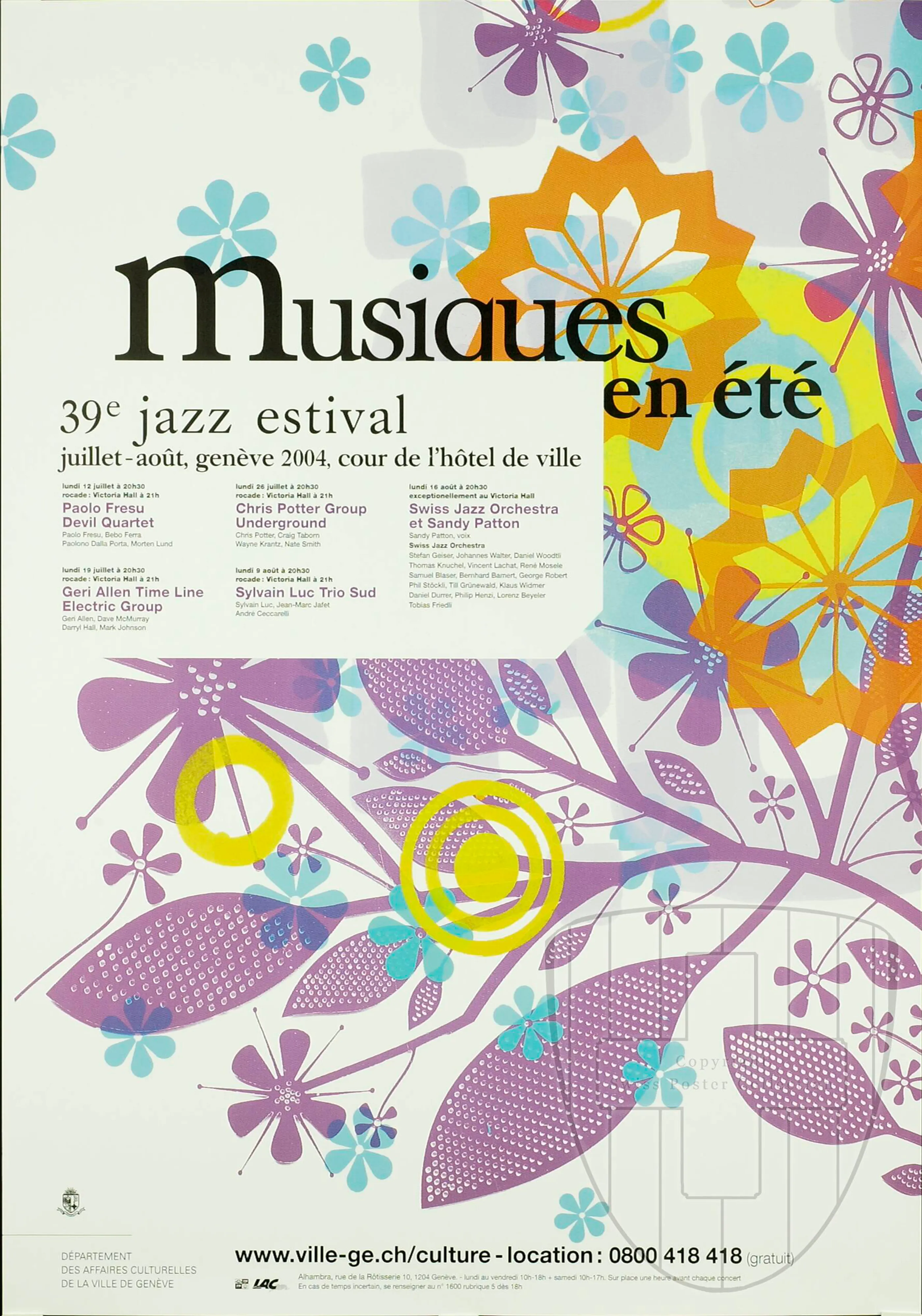 Musiques en été. 39e Jazz estival