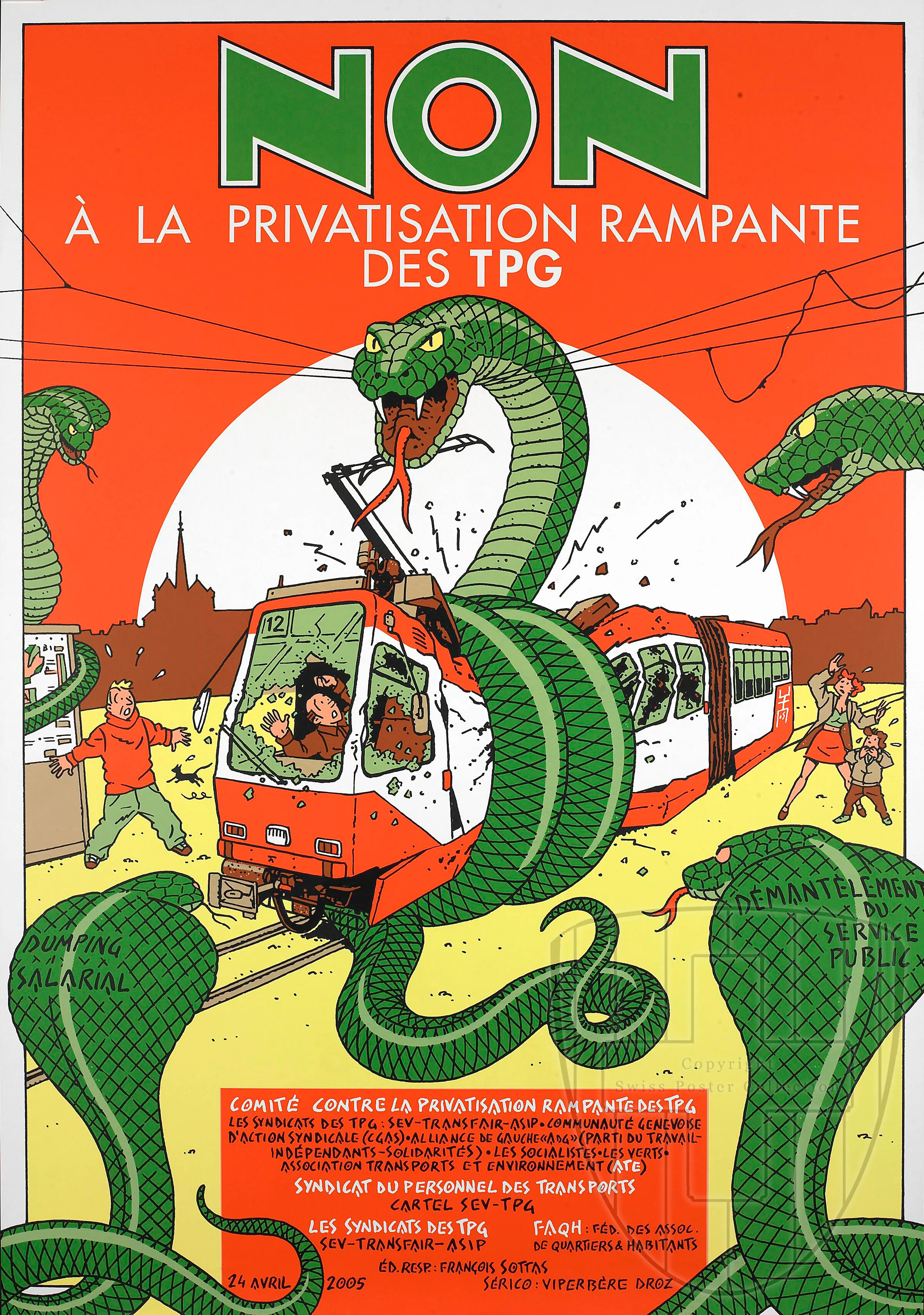 Non à la privatisation rampante des TPG