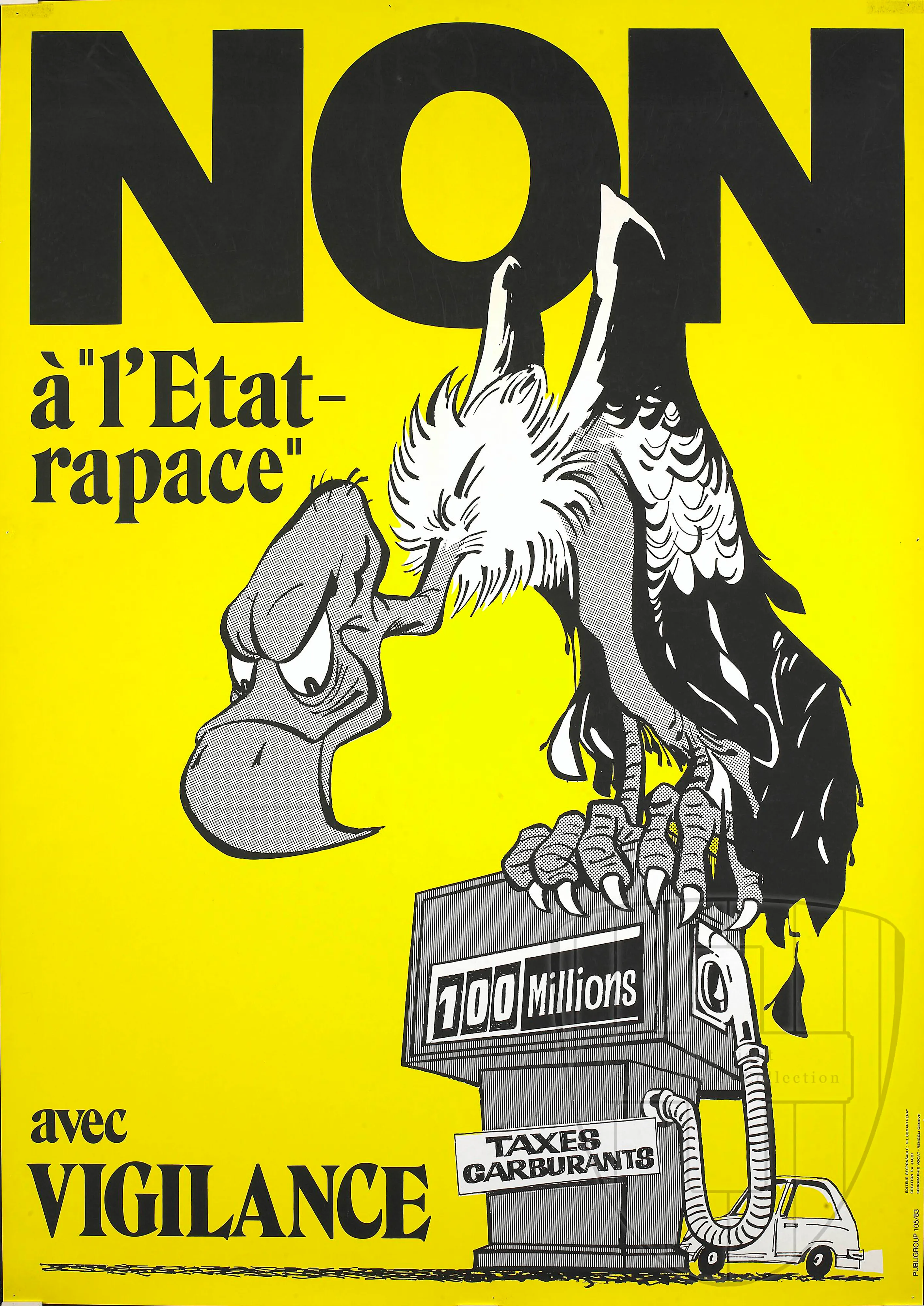 Vigilance, Non à “l’Etat-rapace” avec Vigilance