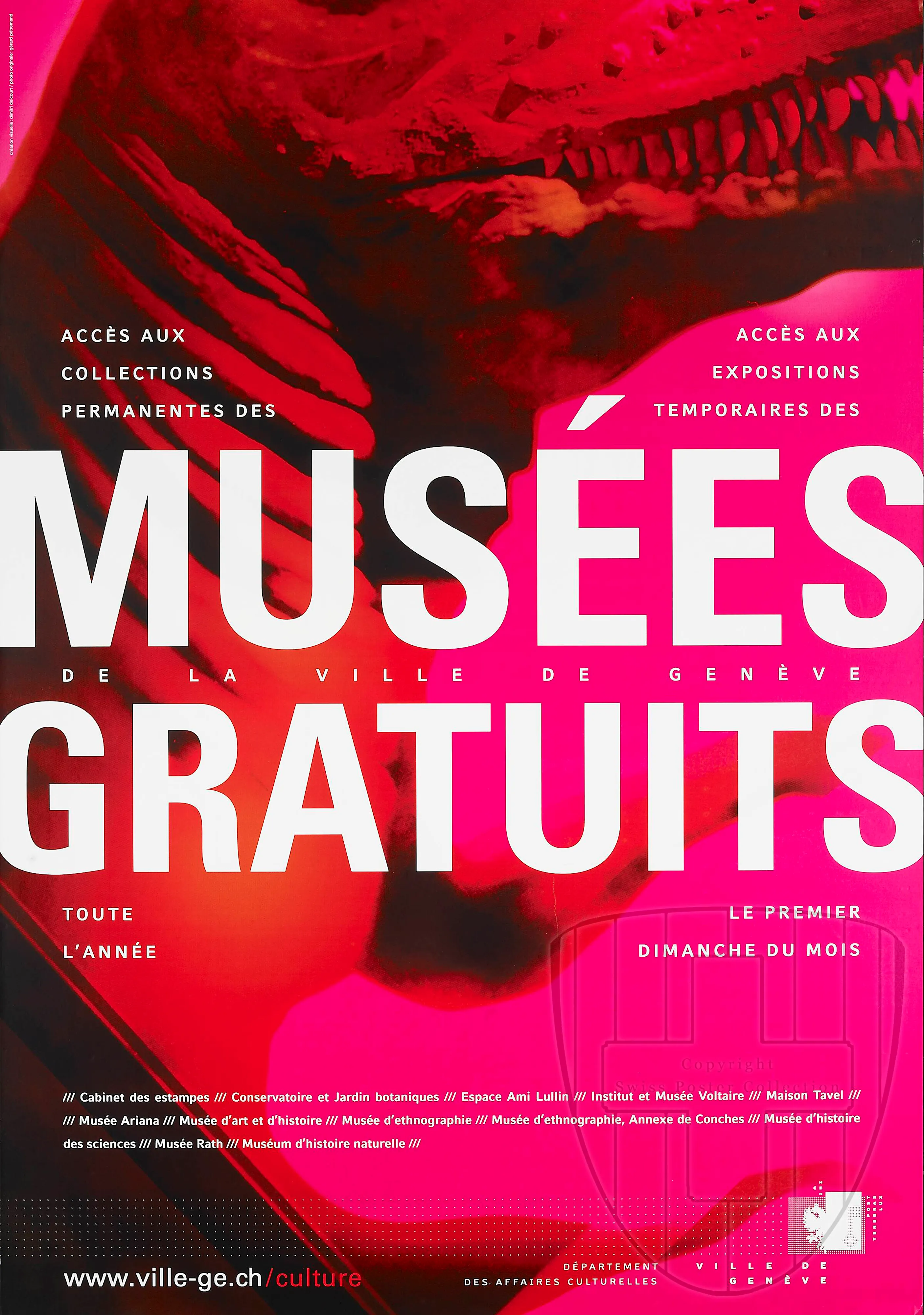 Musées de la Ville de Genève gratuits