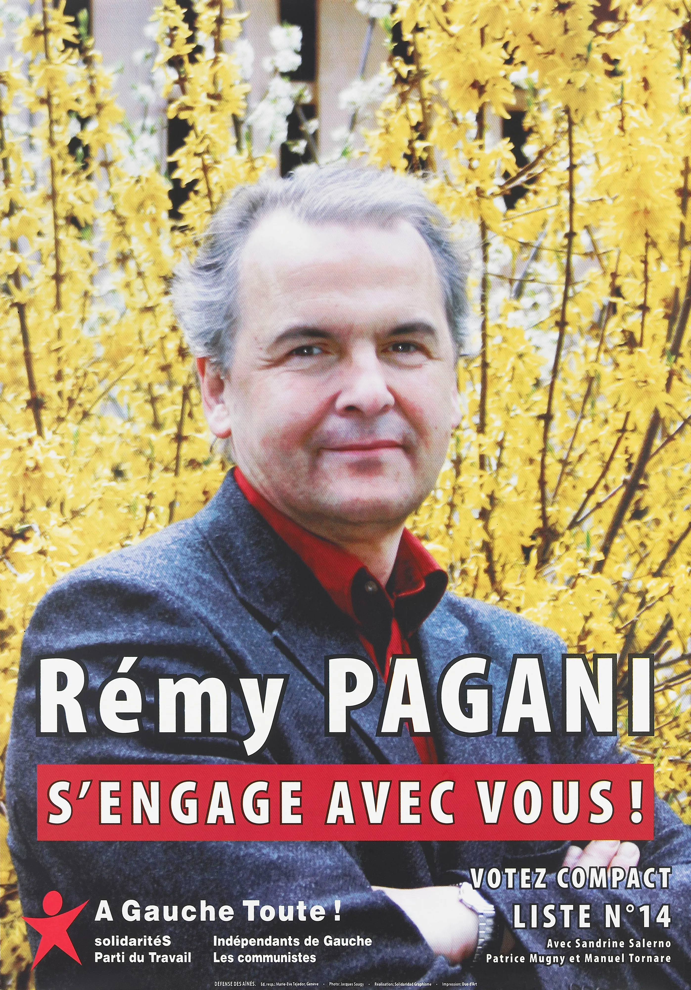 Rémy Pagani s’engage avec vous!