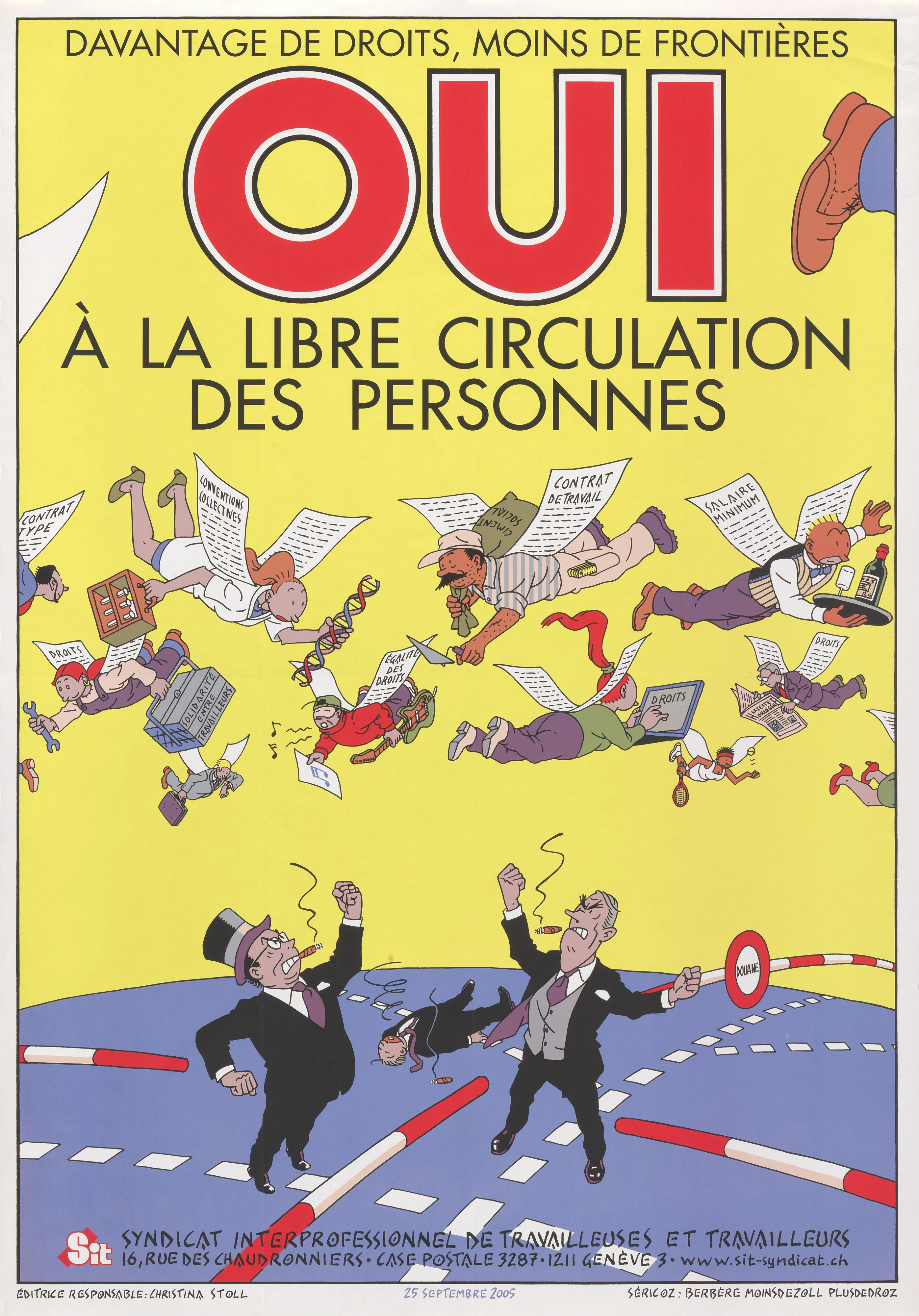 Oui à la libre circulation des personnes