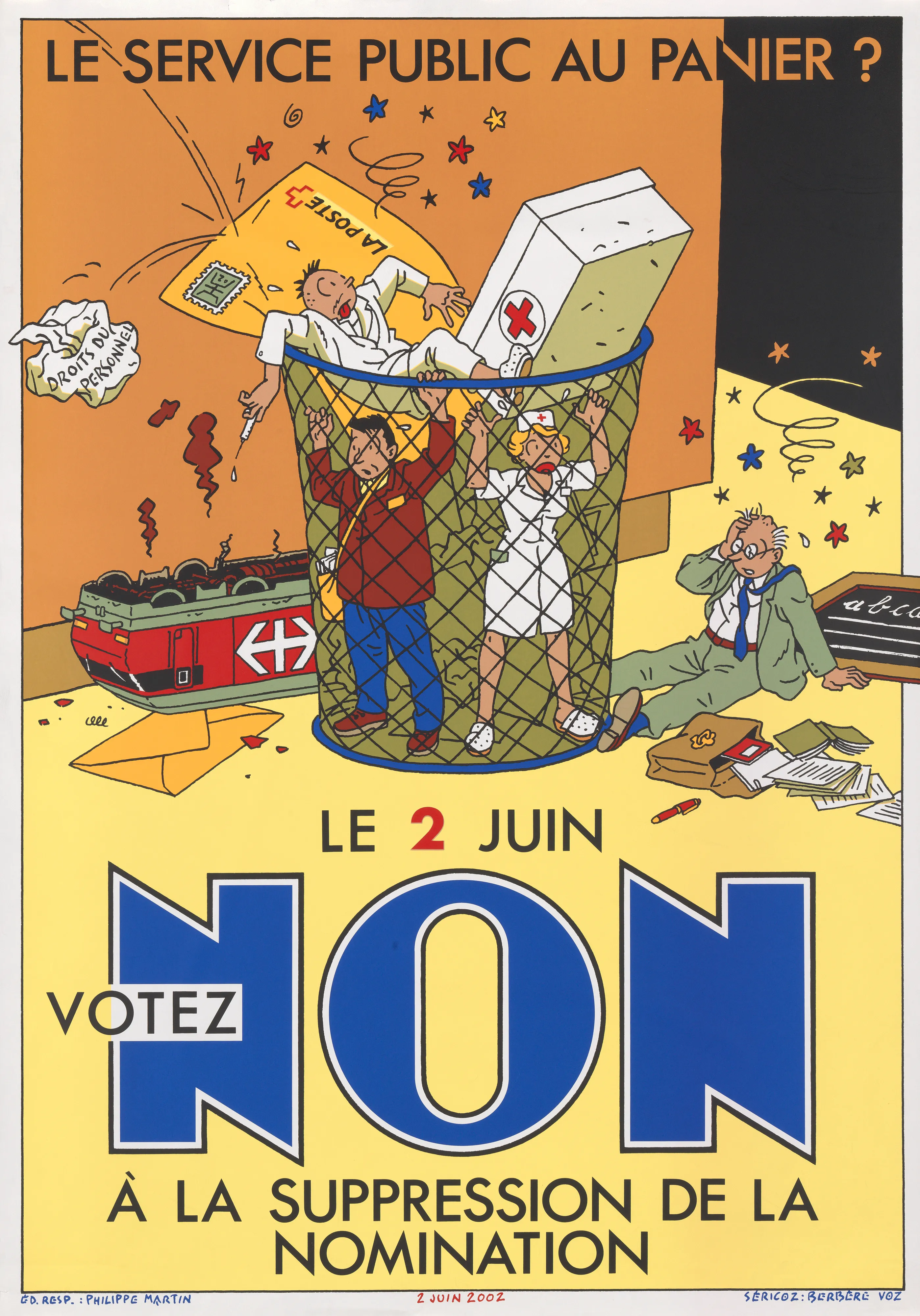 Le 2 juin votez non à la suppression de la nomination