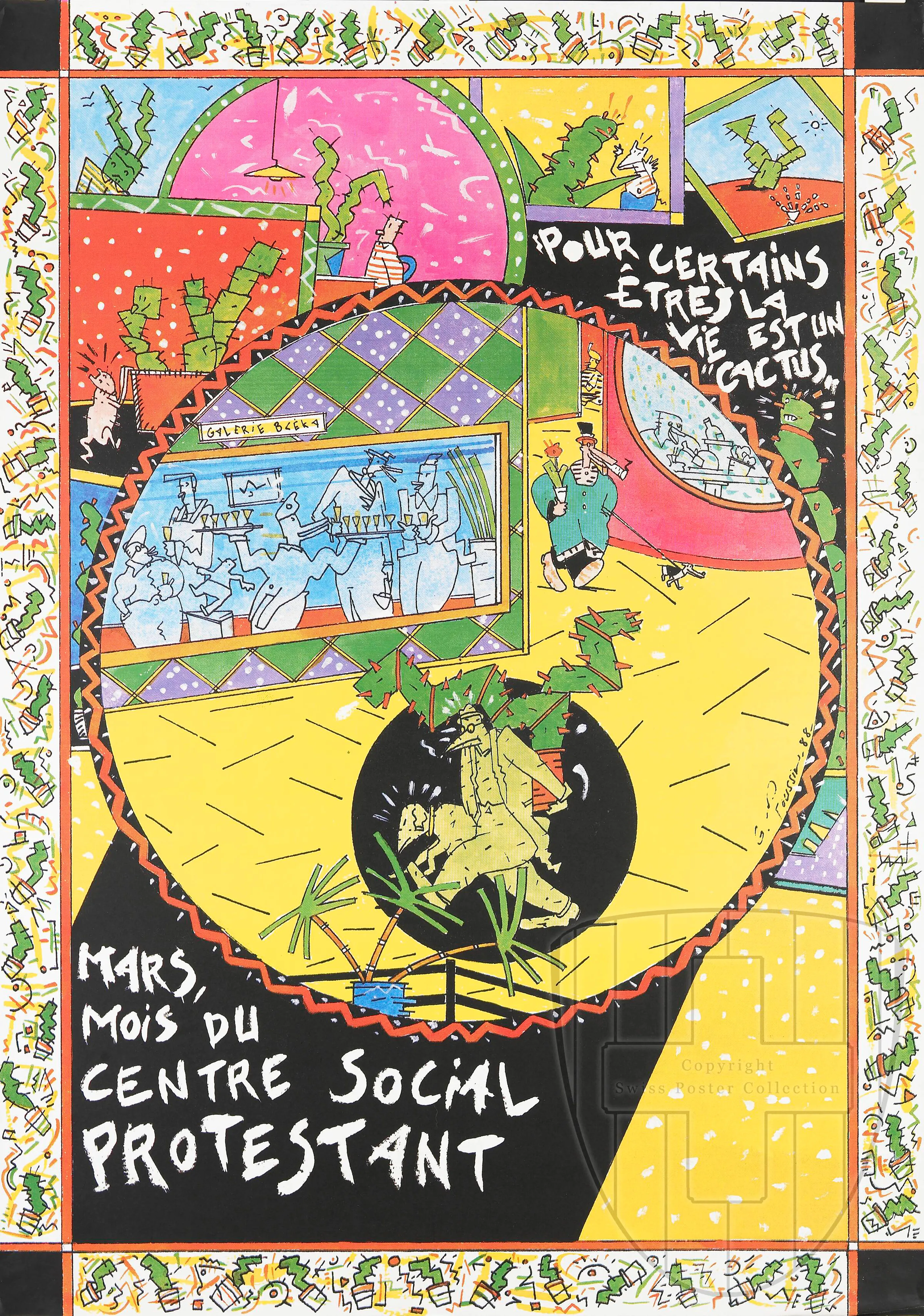Pour certains êtres la vie est un “cactus” mars, mois du centre social protestant