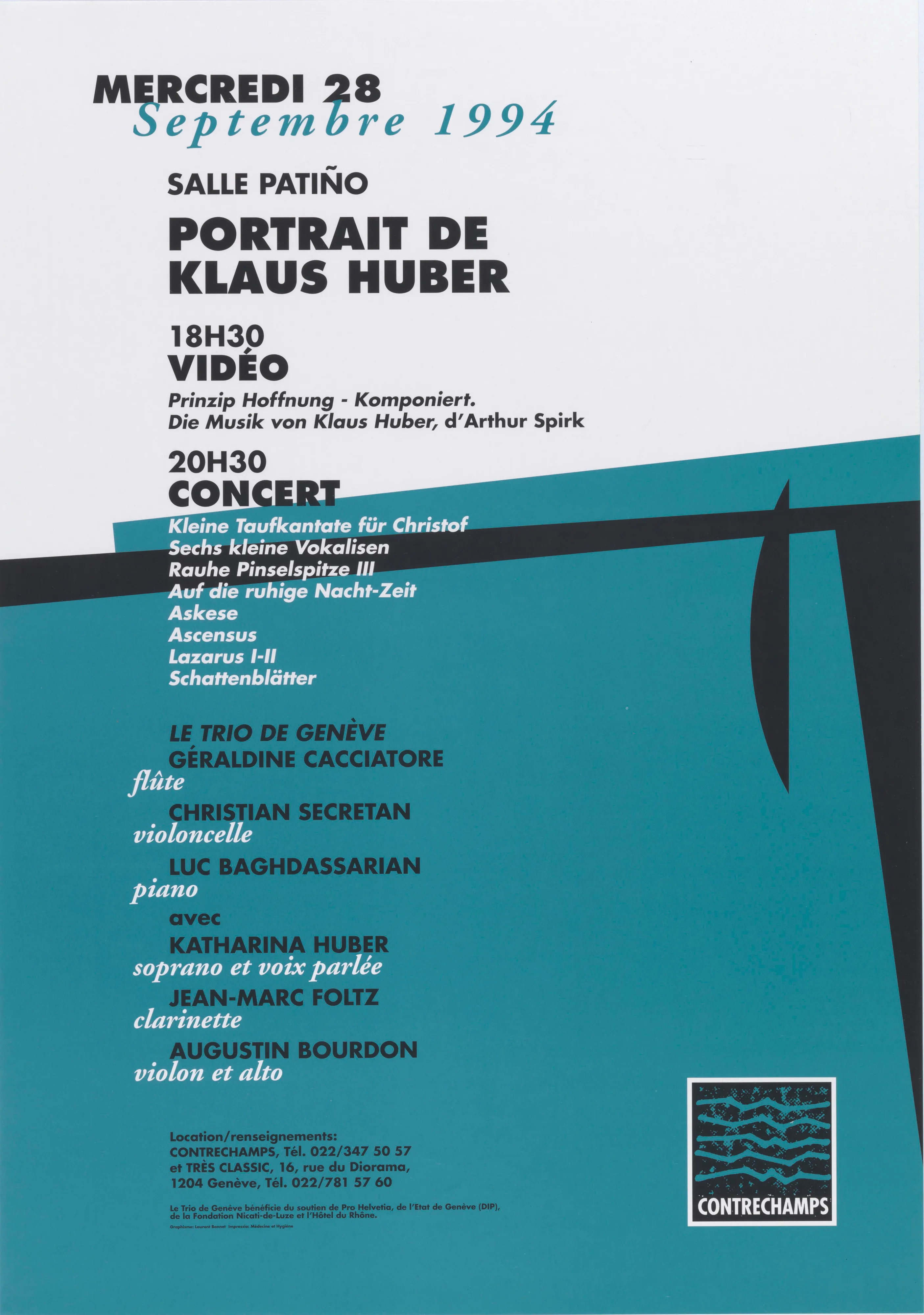 Portrait de Klaus Huber, vidéo