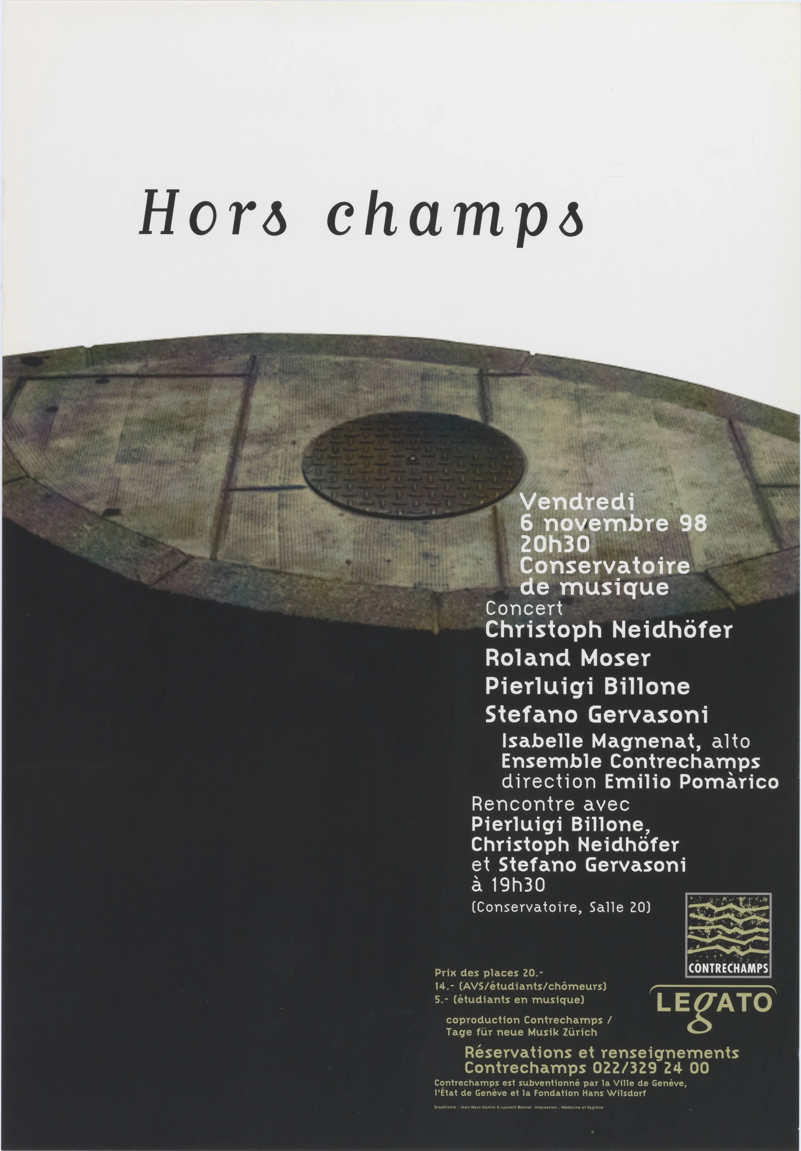 Hors Champs, Concert Ensemble Contrechamps